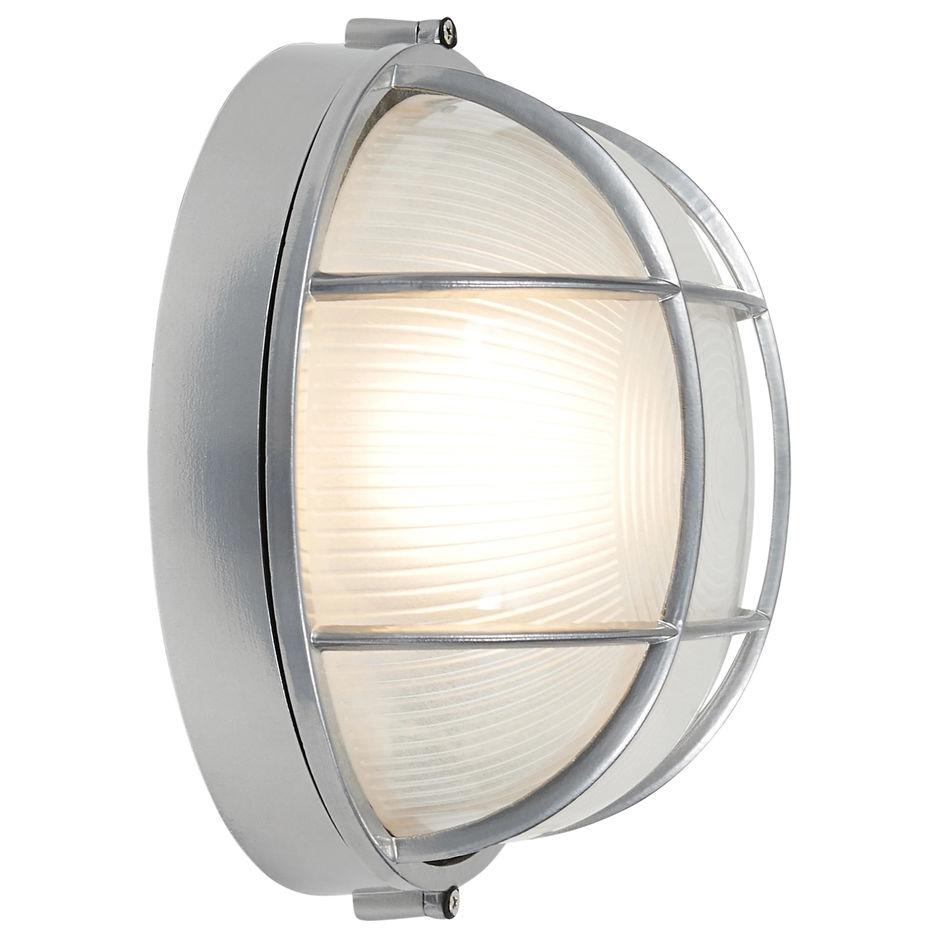1 Light Outdoor Bulkhead, Satin Finish, 100W, 120V, Nauticus Round Dual Mount Collection - Image 2