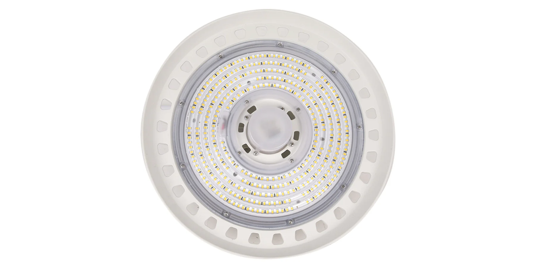 11" LED UFO High Bay, 100 Watt, 120-277V, 15,321 Lumens, 5000K, White Finish - Image 7