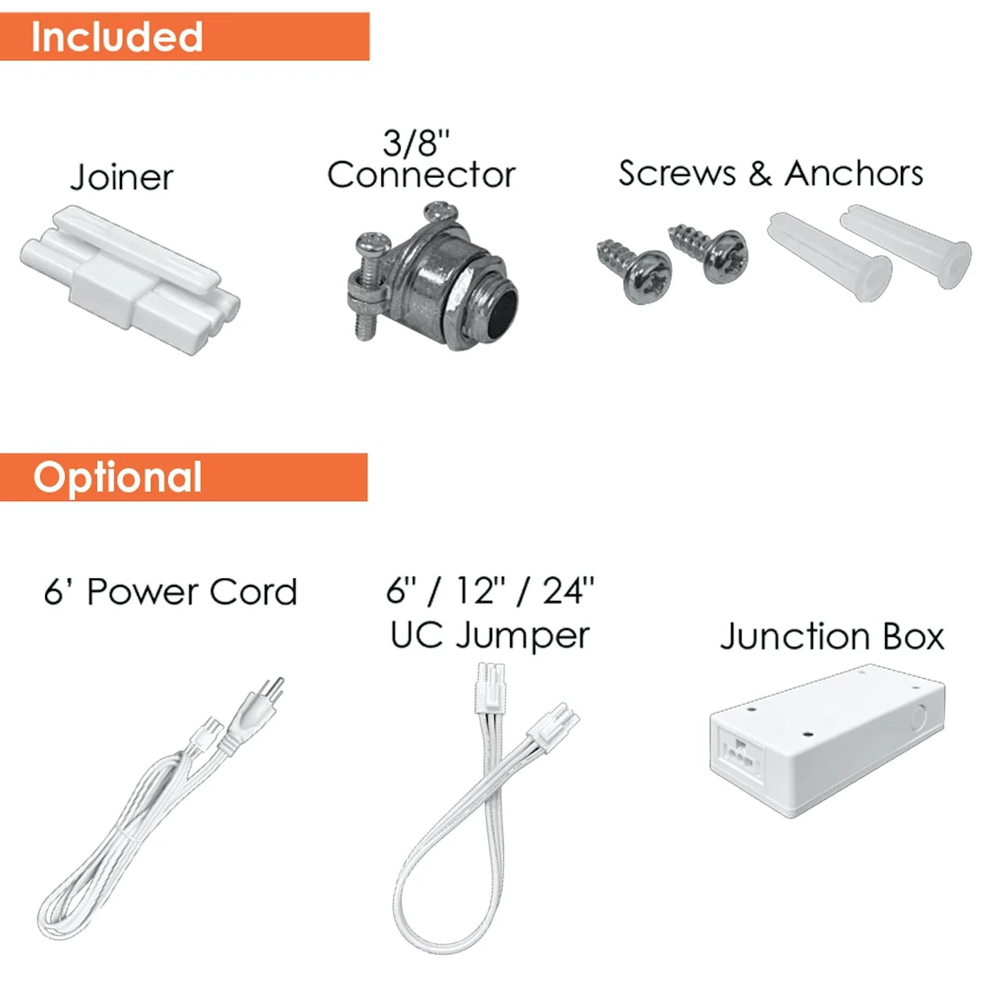14" LED Undercabinet Bar Light, 8W, 570 Lumens, CCT Selectable, 120V, White or Bronze Finish - Image 3