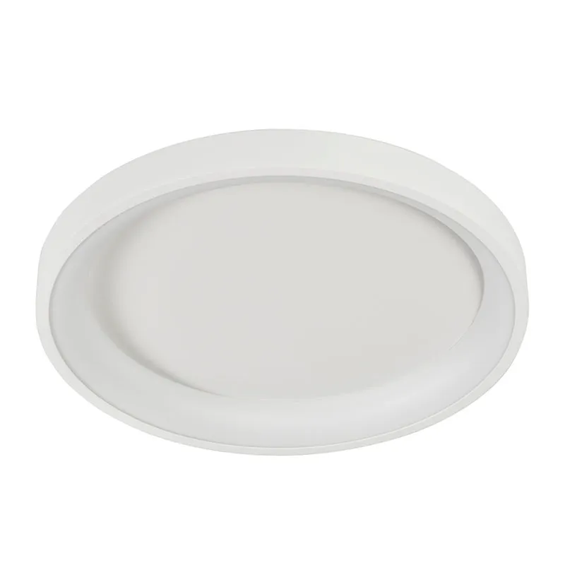 15" Flush Mount Ceiling Light, 1400 Lumens, 20W, CCT Selectable, 120V, White or Black Finish - Image 2
