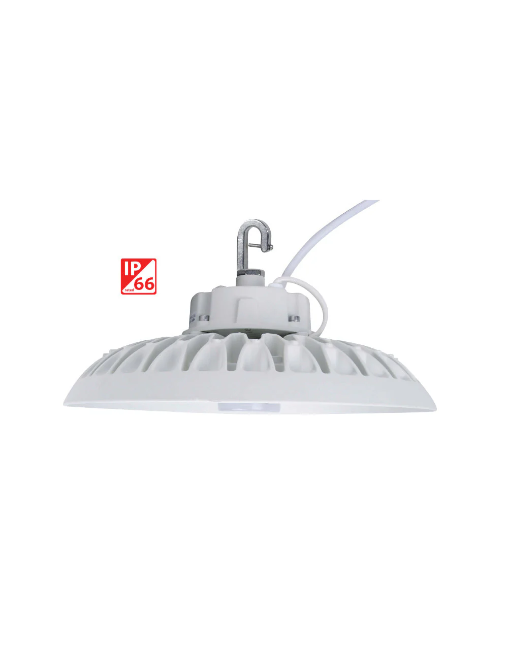 15" LED UFO High Bay, 200 Watt, 120-277V, 32,985 Lumens, 5000K, White Finish - Image 9