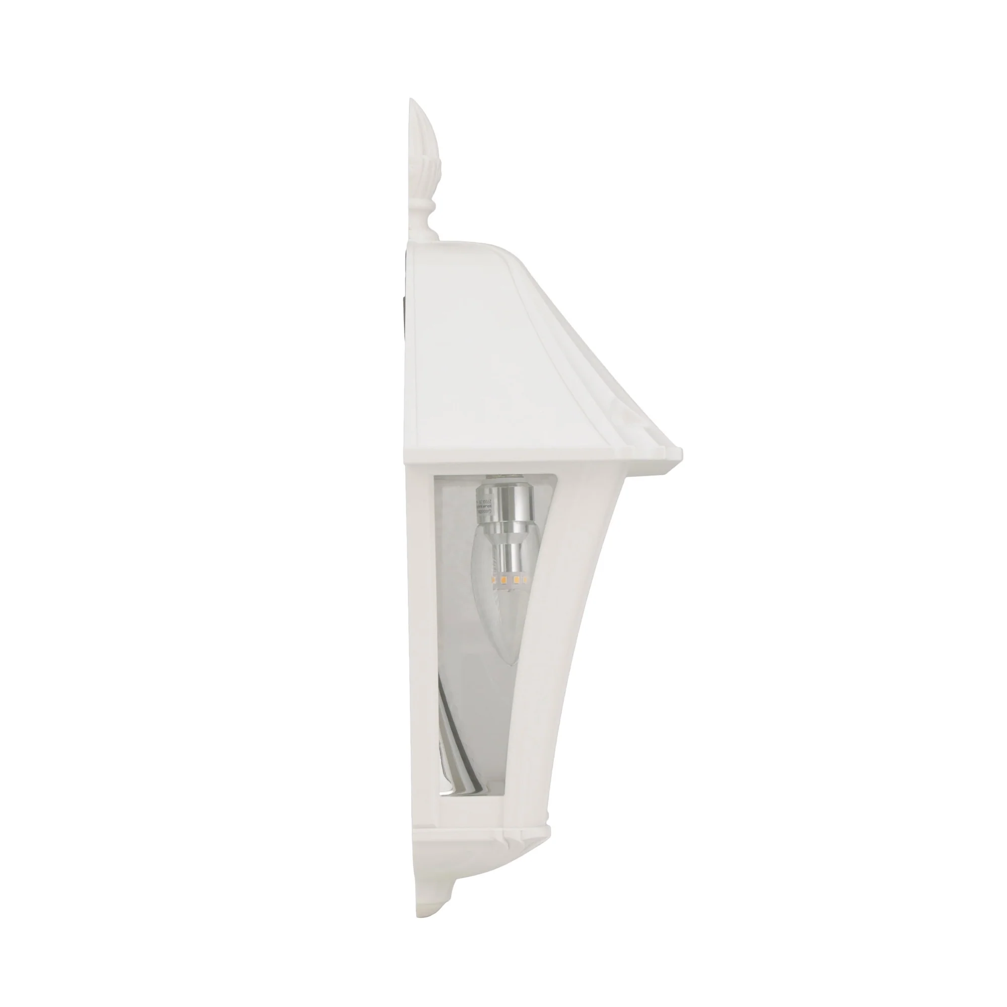 2 Pack Baytown II Sconce Solar Lamp, 100 Lumens, 2W, 2700K, White Finish - Image 3