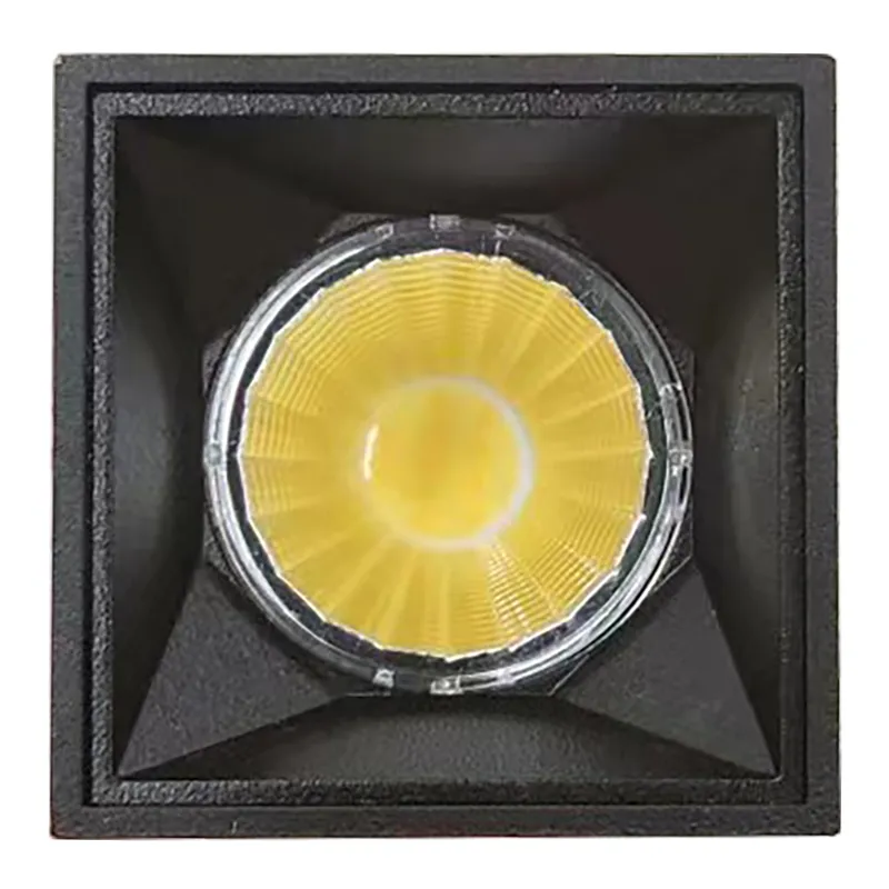 2" Square Architectural Ceiling Cylinders, 20W, 1500 Lumens, Triac Dimming, CCT Selectable, 120-277V, Black or White Finish - Image 4