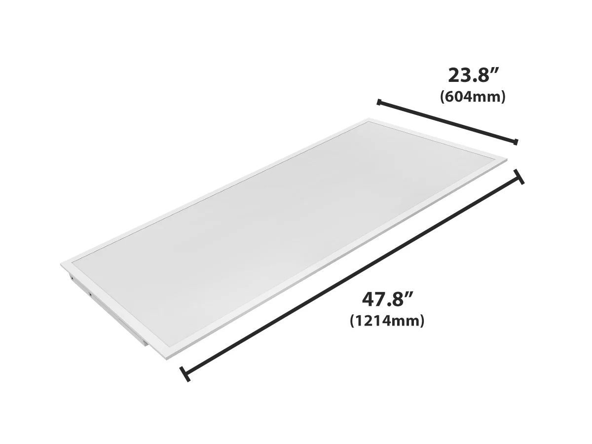 2 x 4 Foot Back Lit LED Flat Panel, 6250 Lumen Max, Wattage and CCT Selectable, Dimmable, 120-277V, TAA Compliant - Image 3