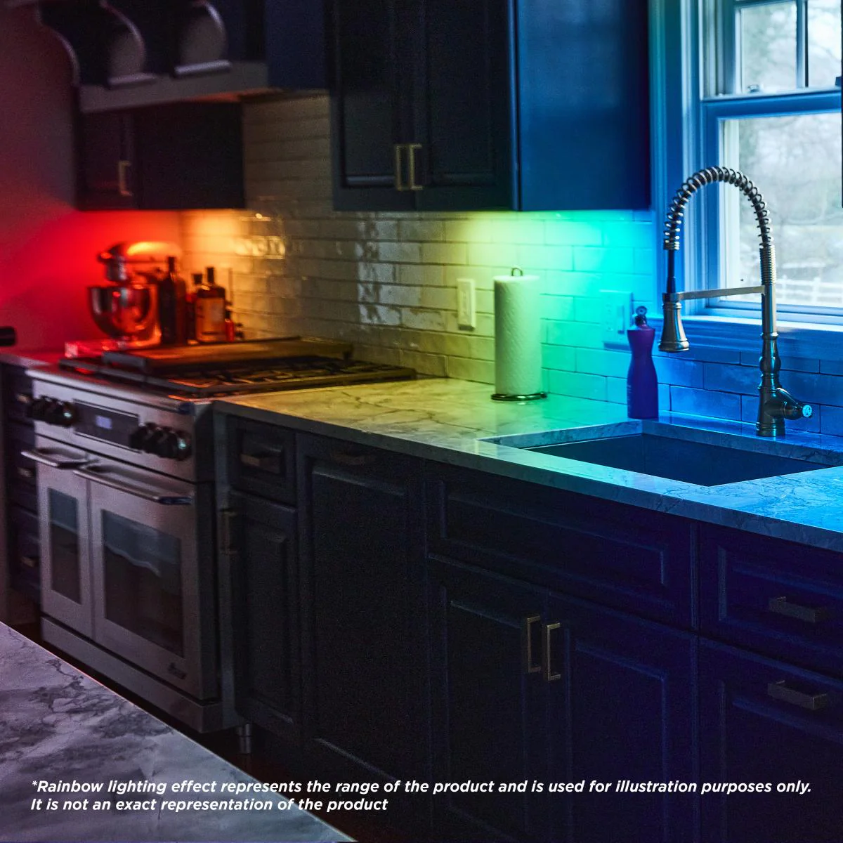 22 Inch LED Under Cabinet Light, SMART Starfish, RGB and Tunable White, White Finish - Image 17