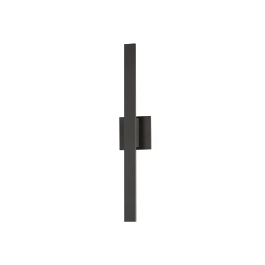 24" Alumilux LED Outdoor Wall Sconce, 1,300 Lumens, 13W, 3000K CCT, 120V, Black, Bronze or Satin Aluminum Finish - Image 3
