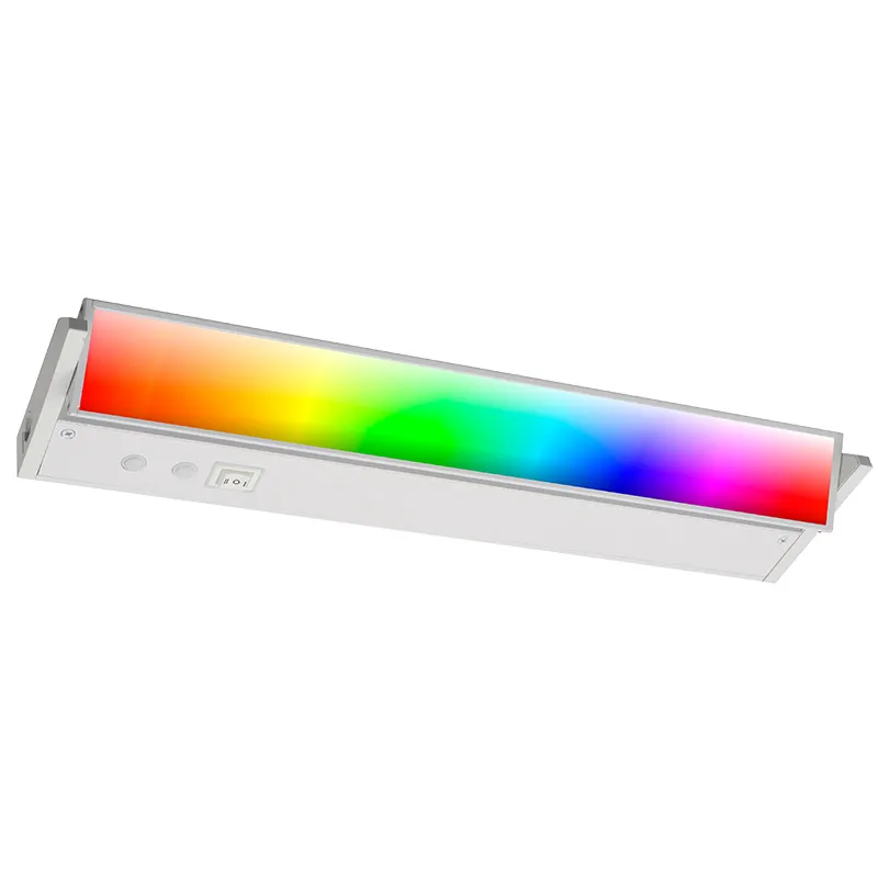 24in RGBW Under Cabinet Light, 12W, CCT Selectable, 120V, Bronze or White Finish - Image 5