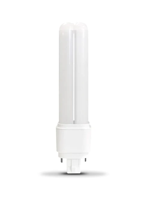 24PK 7W LED Type A PL Lamp, 830LM, 3500K, Dimmable, Omni-Directional, G24Q Base