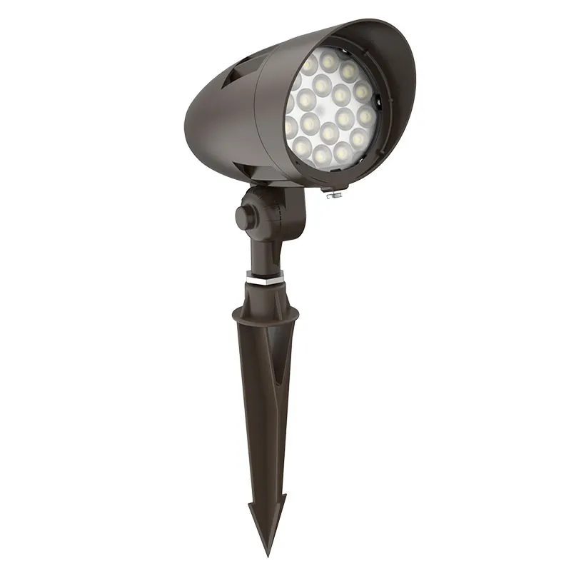 24W X-GEN BULLET LANDSCAPE FLOOD LIGHT, 3000K OR 4000K, 12V, BLACK or BRONZE - Image 2