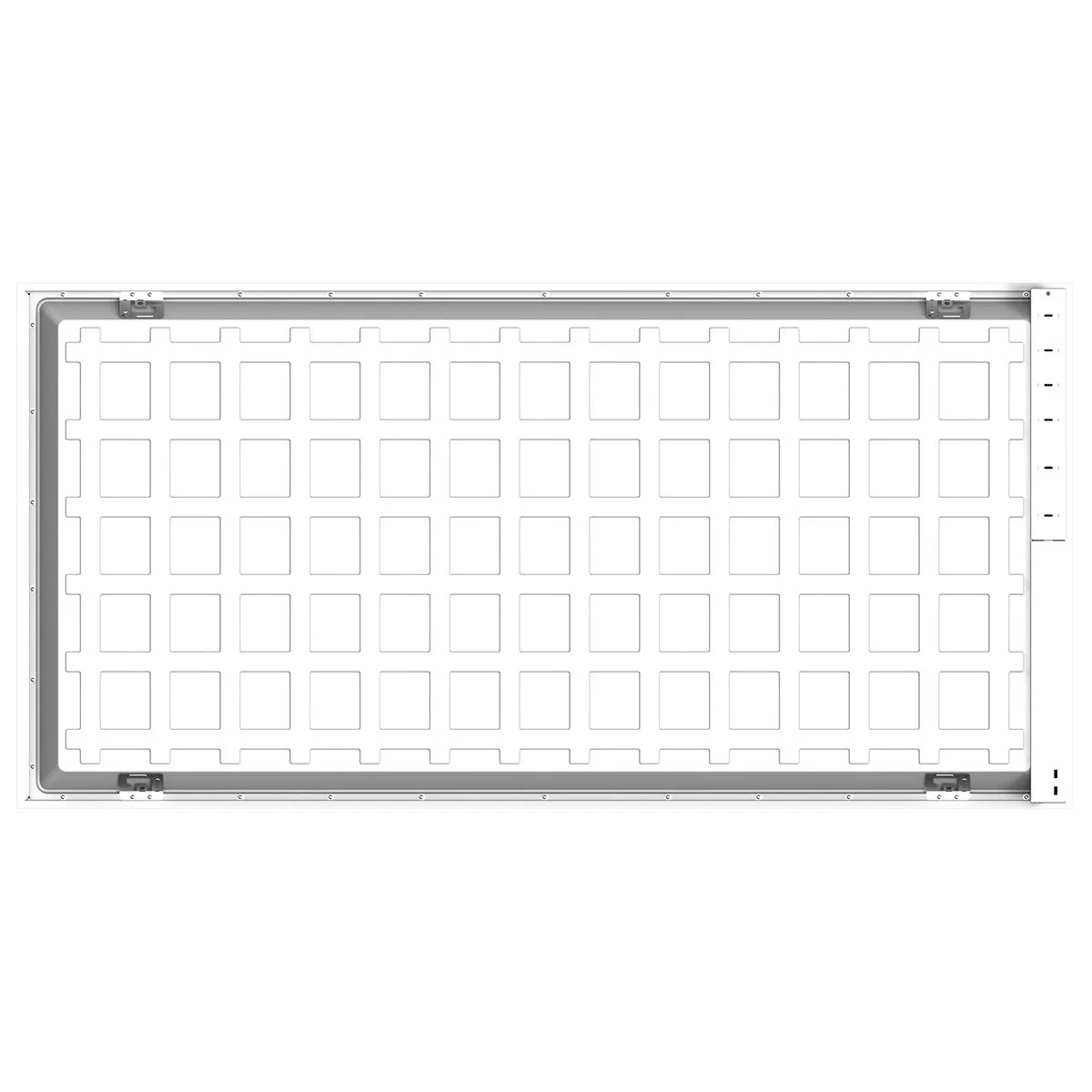 2PK 2 x 4 Foot LED Flat Panel, 3750-5000LM, 120-277V, Wattage and CCT Selectable - Image 4