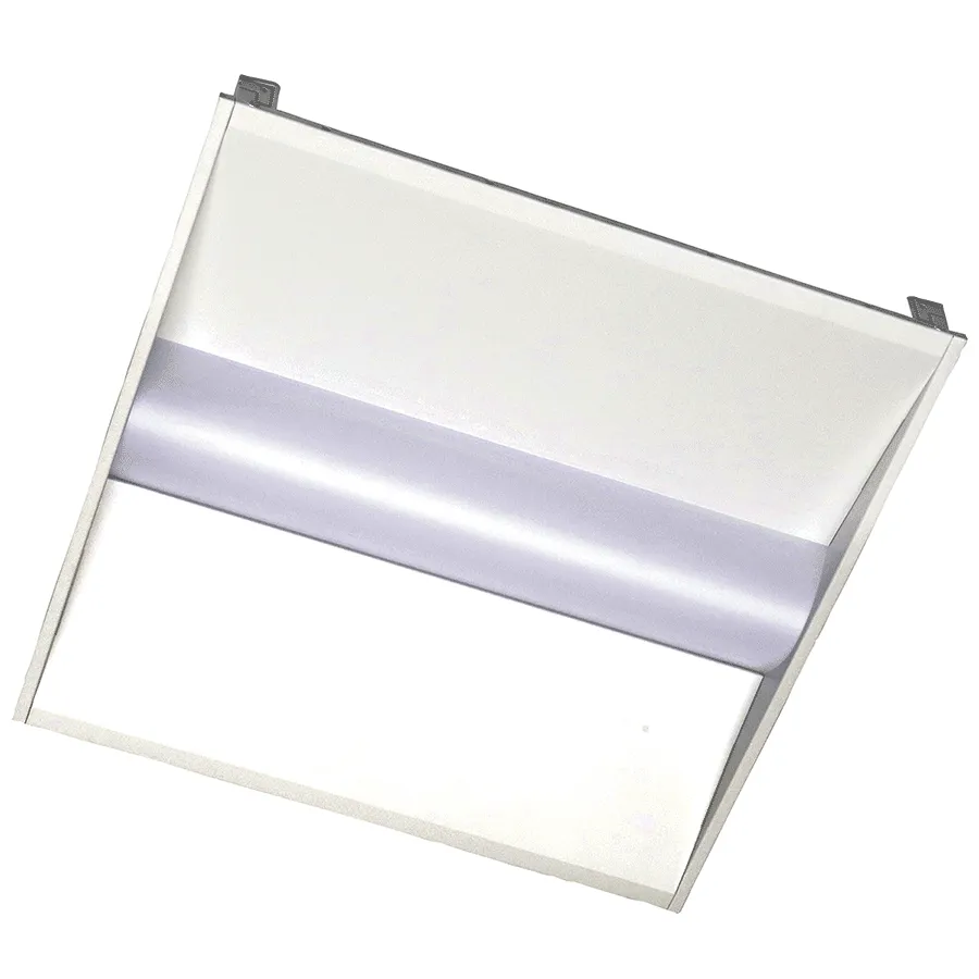 2x2 Foot LED Volumetric Troffer, 4379 Lumen Max, Wattage and CCT Selectable, 120-277V