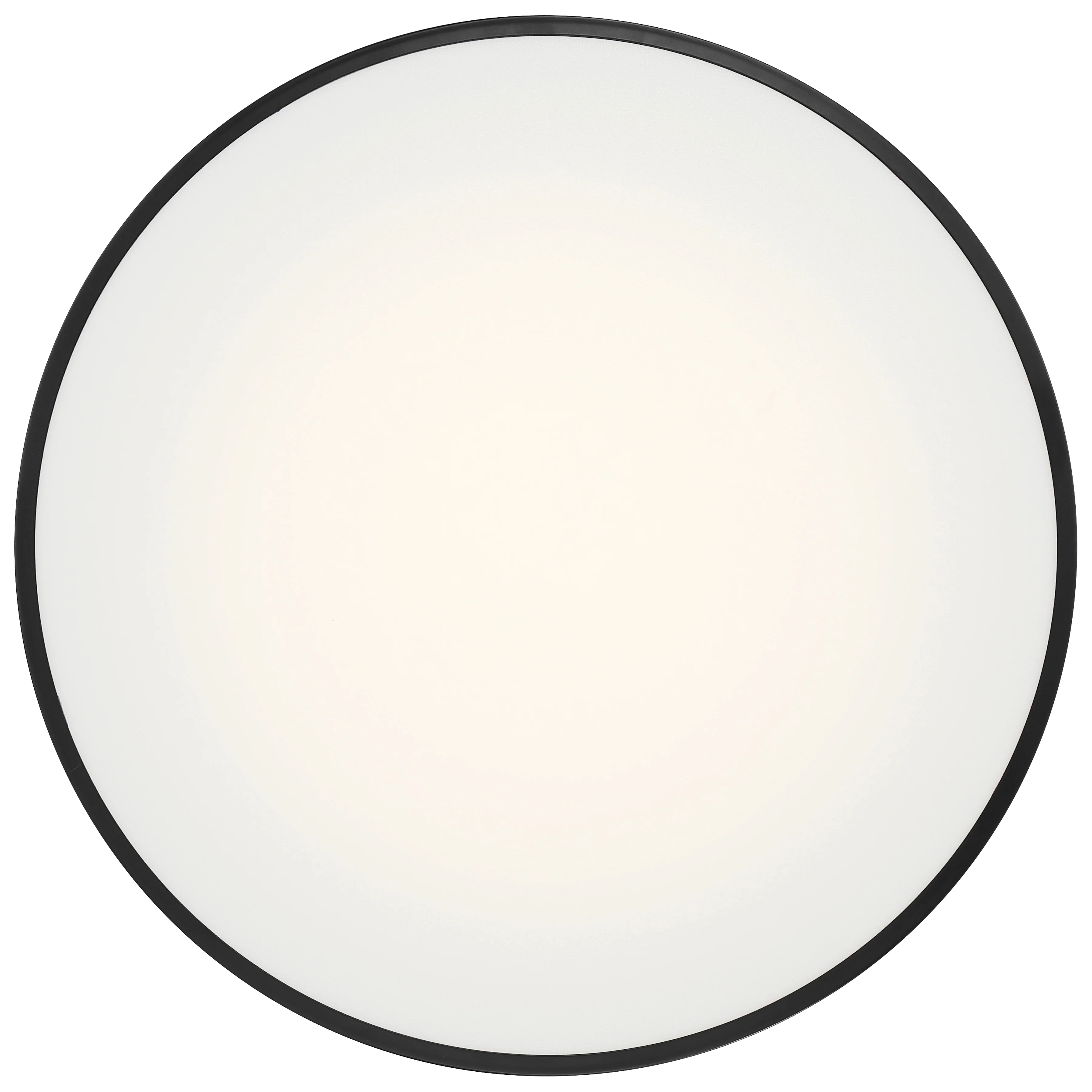 3CCT LED Flush Mount Ceiling Light, 2400 Lumens, 24W, 120V, Black Finish, Como Collection - Image 4
