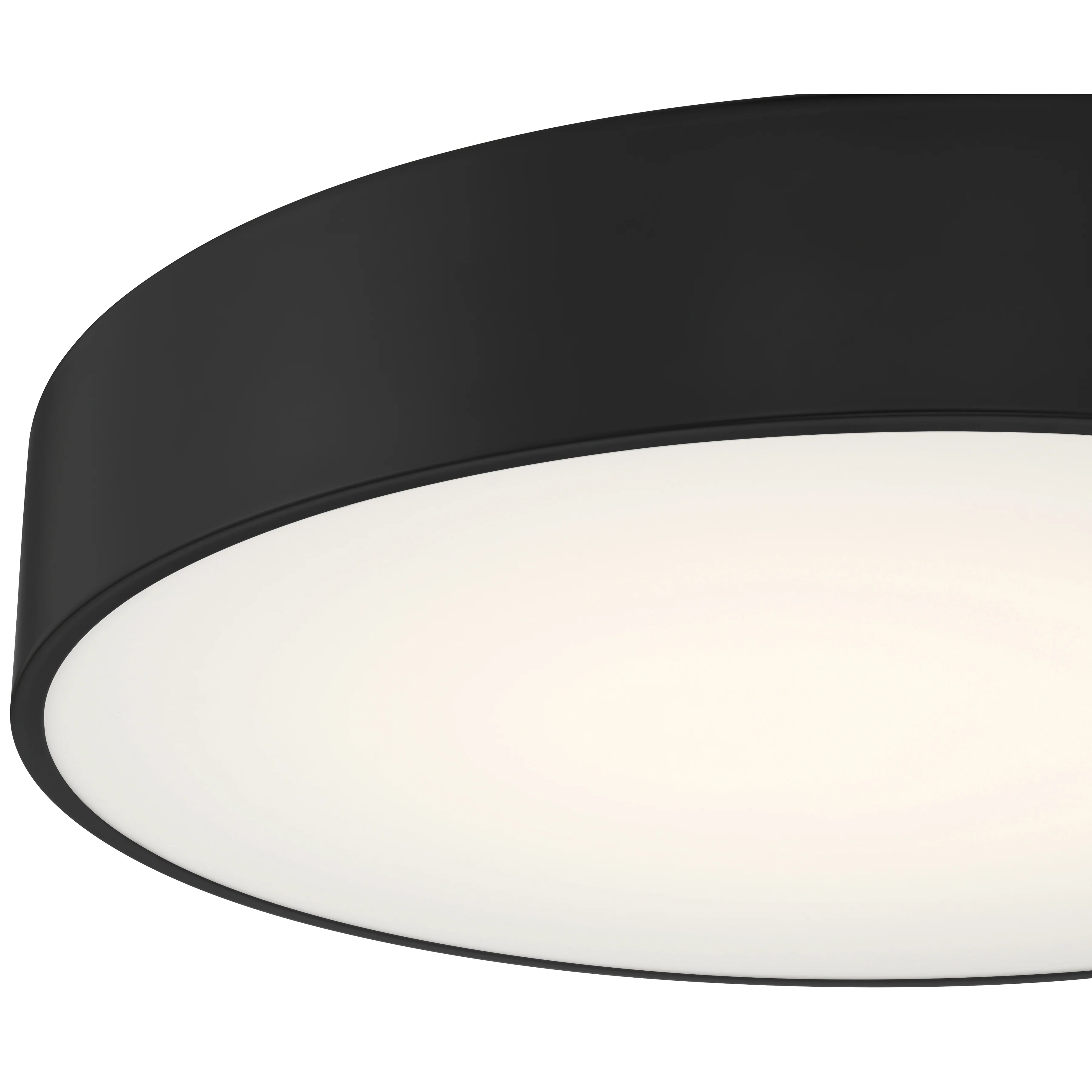 3CCT LED Flush Mount Ceiling Light, 2400 Lumens, 24W, 120V, Black Finish, Como Collection - Image 7