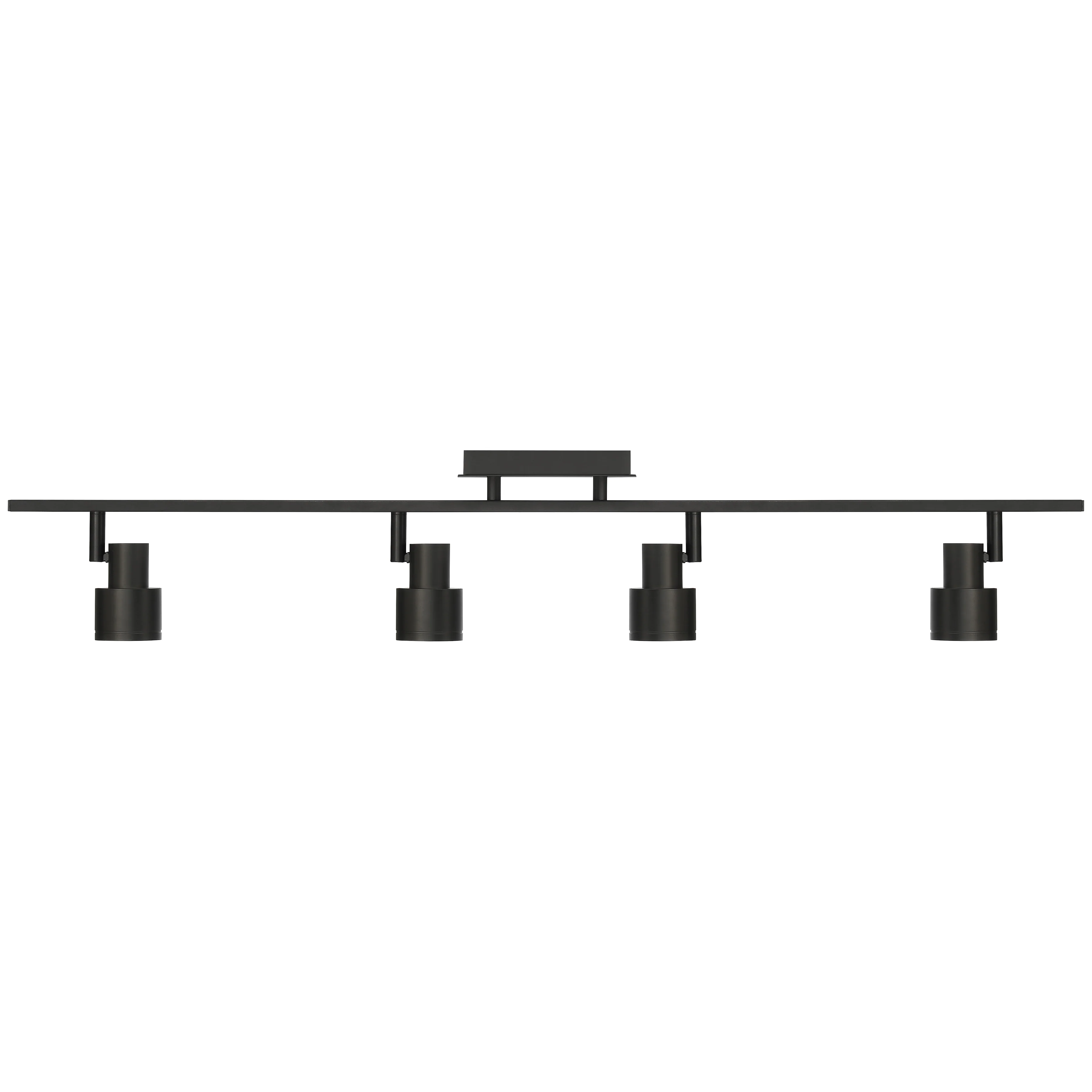 4 Light Adjustable LED Track, 2000 Lumens, Matte Black Finish, 120V - Image 6