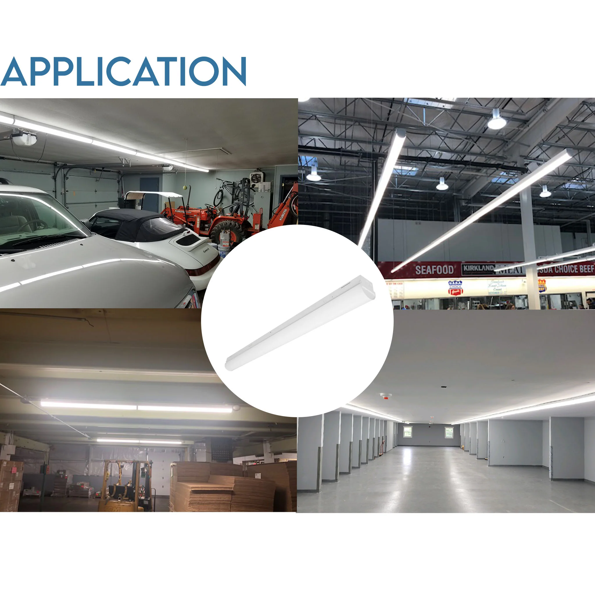 4FT LED Narrow Strip Light, 5500 Lumen Max, Wattage and CCT Selectable, 120-277V - Image 4