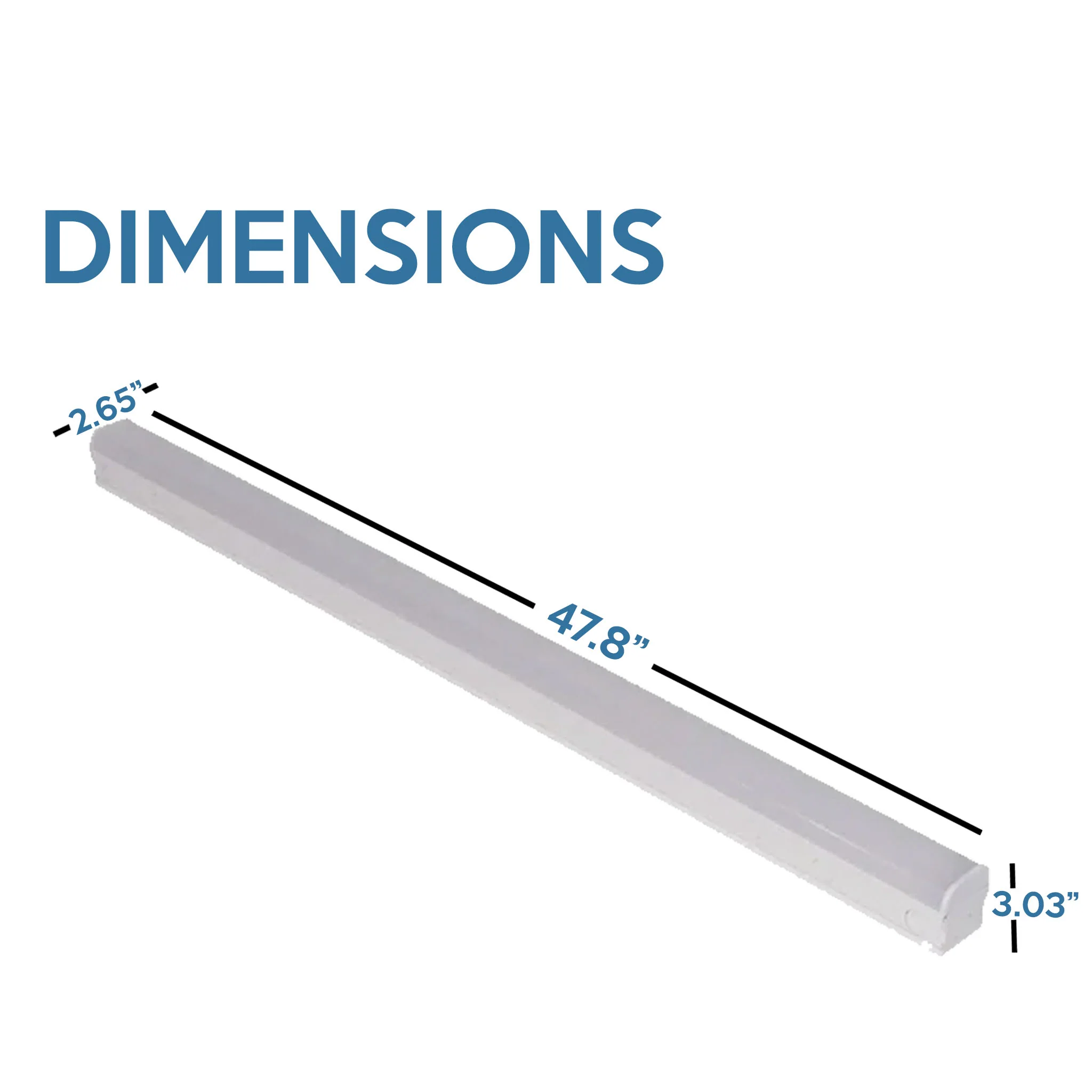4FT LED Narrow Strip Light, 5500 Lumen Max, Wattage and CCT Selectable, 120-277V - Image 5
