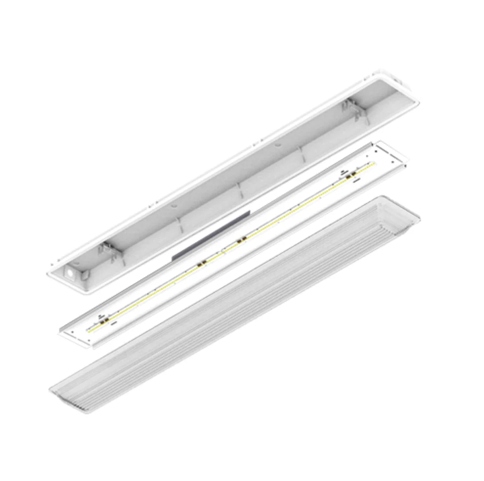 4FT LED Vapor Tight Retrofit Kit, 2670 Lumens, 18W, 3000K, 3500K, 4000K, or 5000K, 120-277V