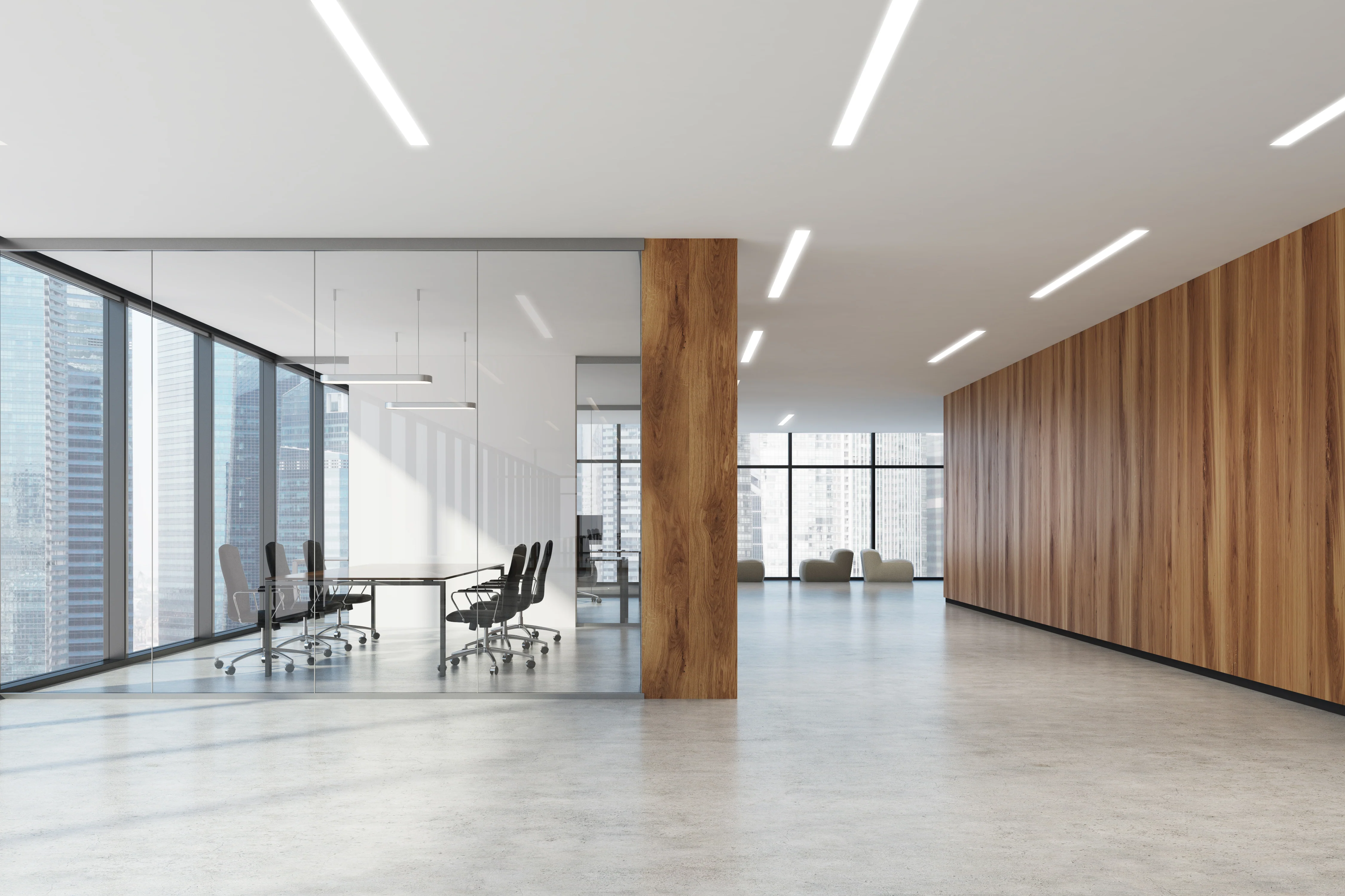 4FT Slim 6" Linear Surface Light, 3600 Lumen Max, Wattage and CCT Selectable, 110-277V - Image 2