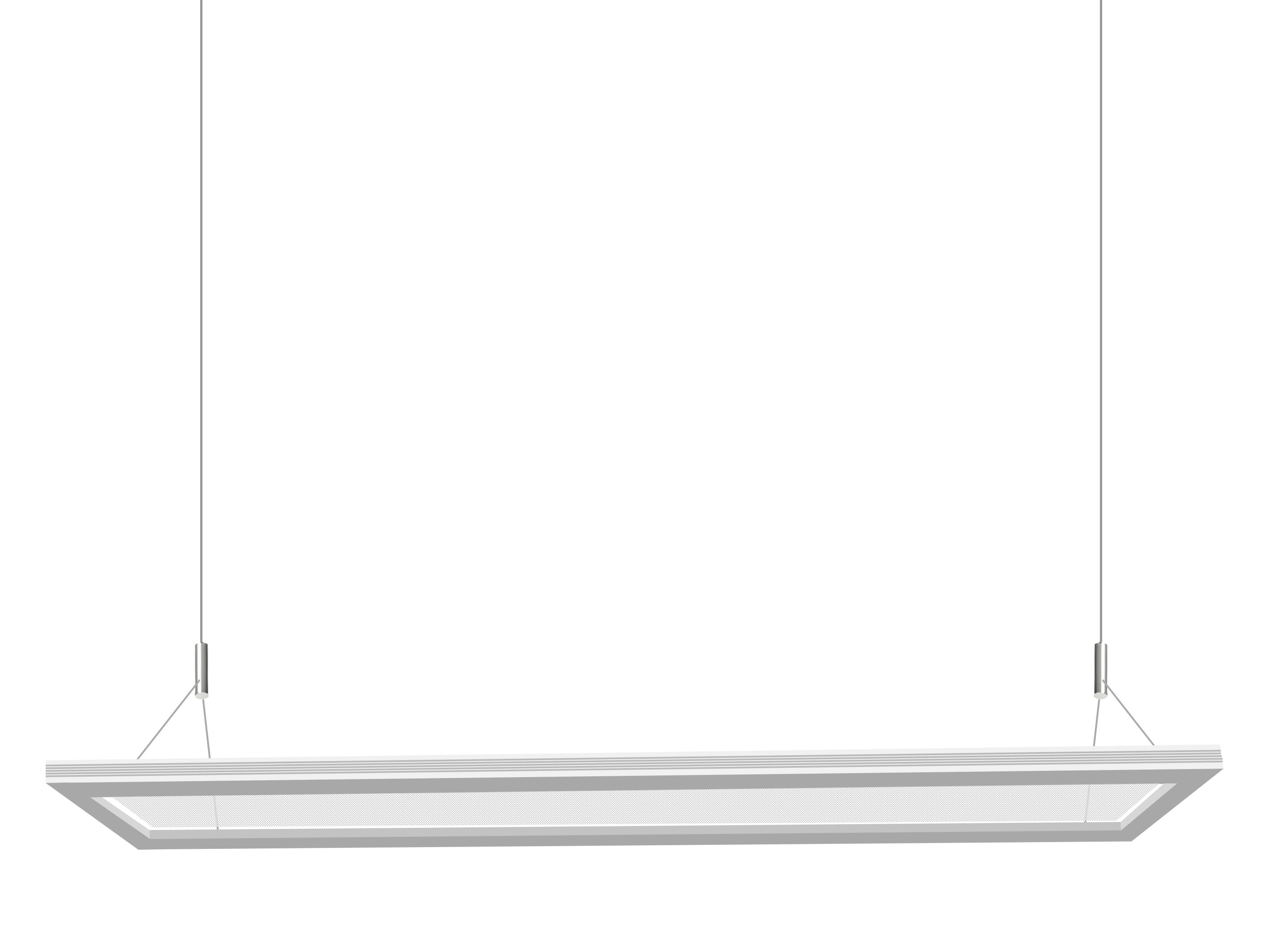 4FT Up and Down Linear Light, 4600 Lumens, 40W, CCT Selectable, 110-277V, White or Black Finish - Image 6
