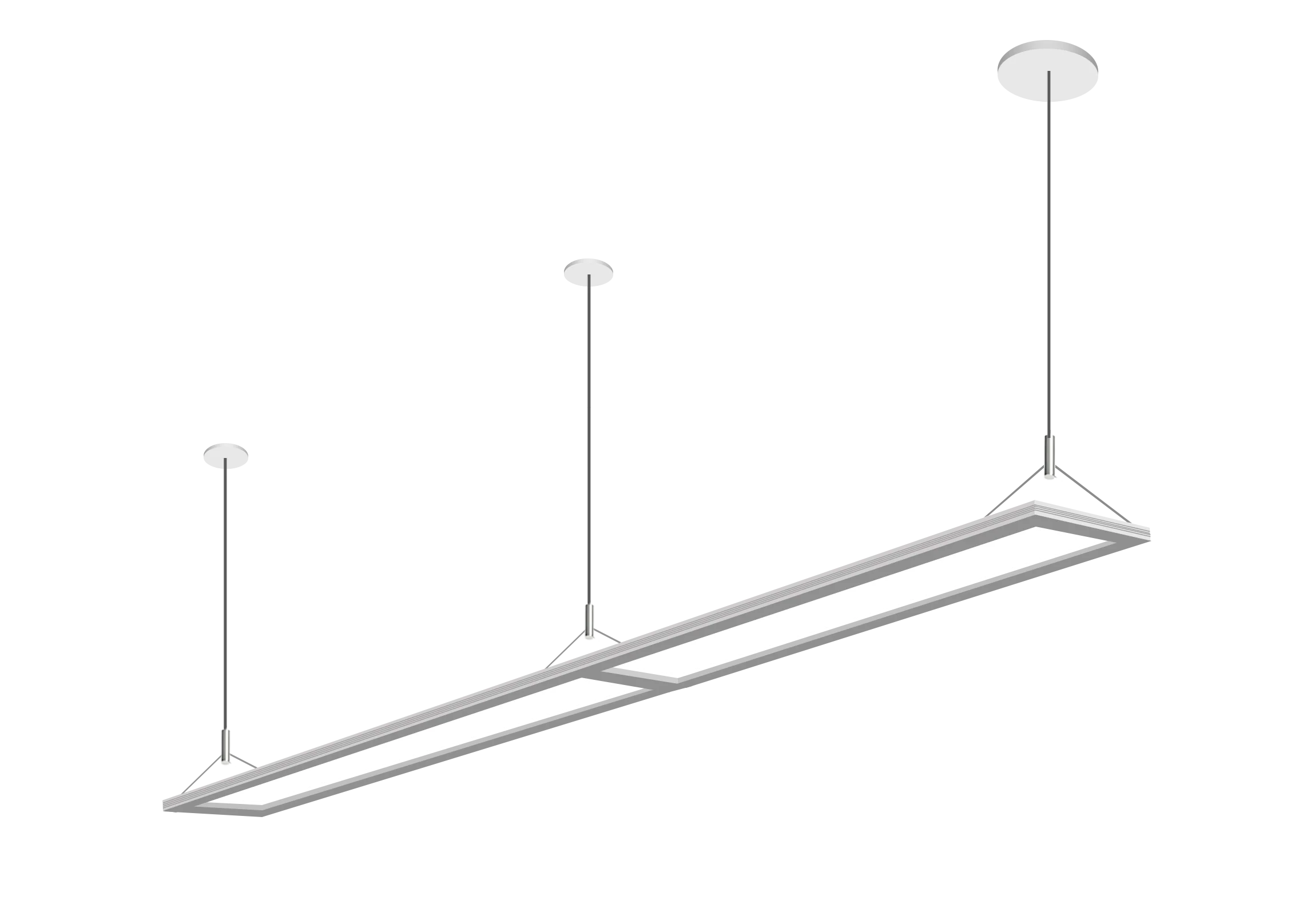 4FT Up and Down Linear Light, 4600 Lumens, 40W, CCT Selectable, 110-277V, White or Black Finish - Image 7