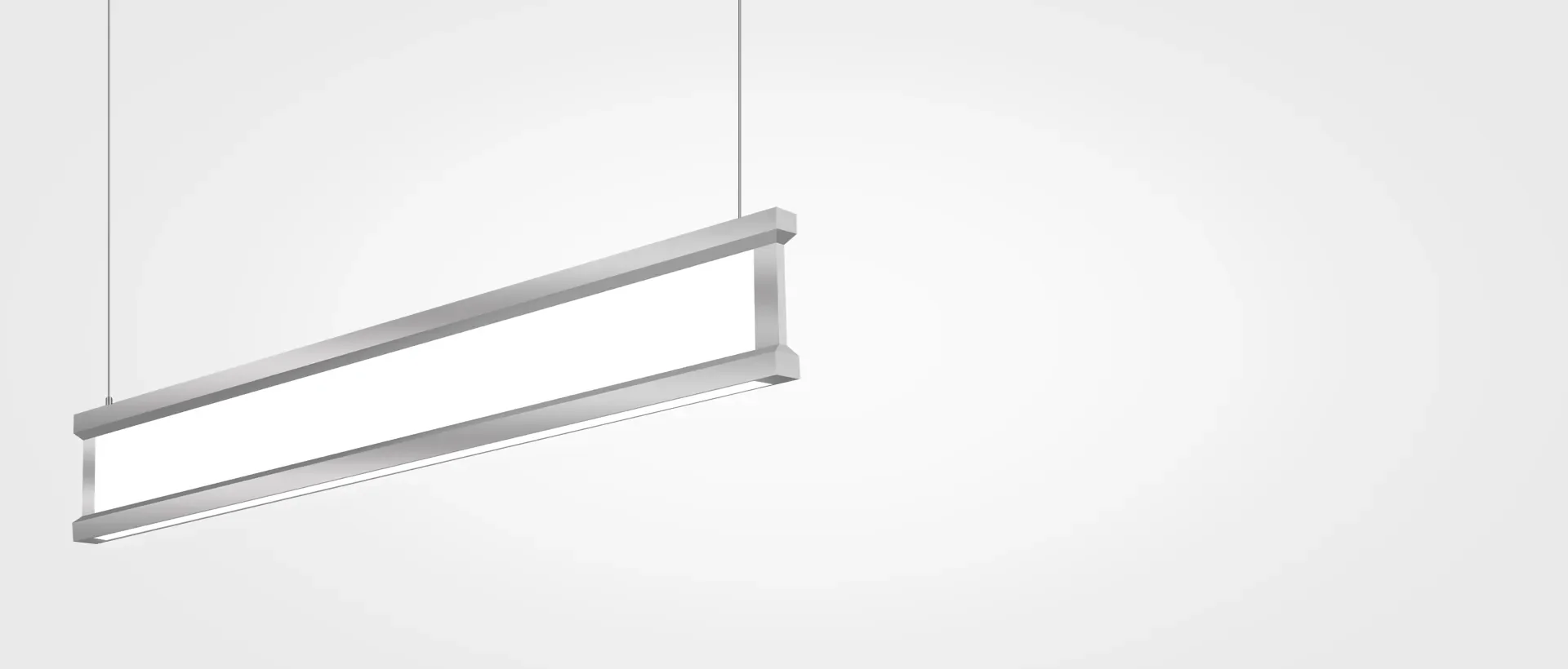 4FT Vertical Linear LED Fixture, 3200 Lumens, 40W, CCT Selectable, Louver Lens, Internal Driver 110-277V, White or Black Finish - Image 7