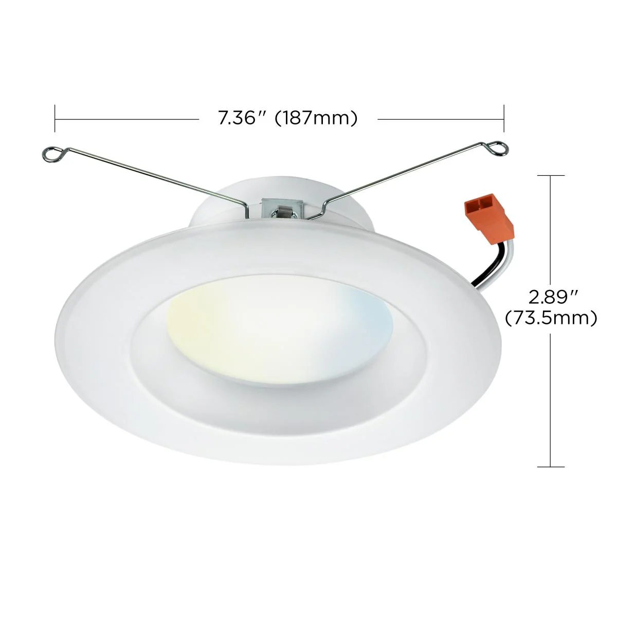 5-6 Inch LED Recessed Downlight, 10W, 800 Lumens, Tunable White, Starfish IOT, 120V - Image 12