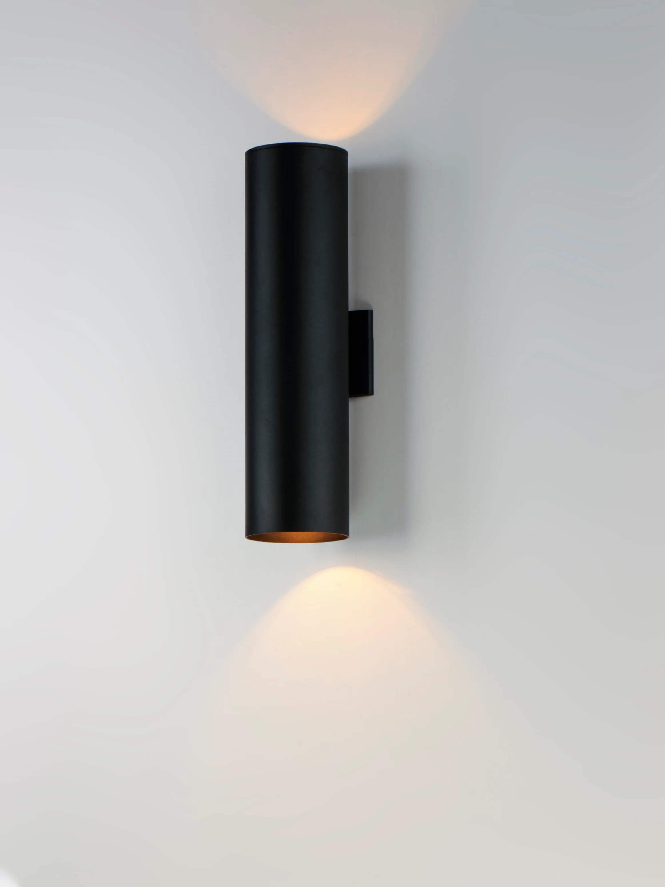 5" Cylinder Up/Down Light, 210 Lumens, 32 Watt, 120 Volts, Brushed Aluminum or Black Finish, Extended Length - Image 2