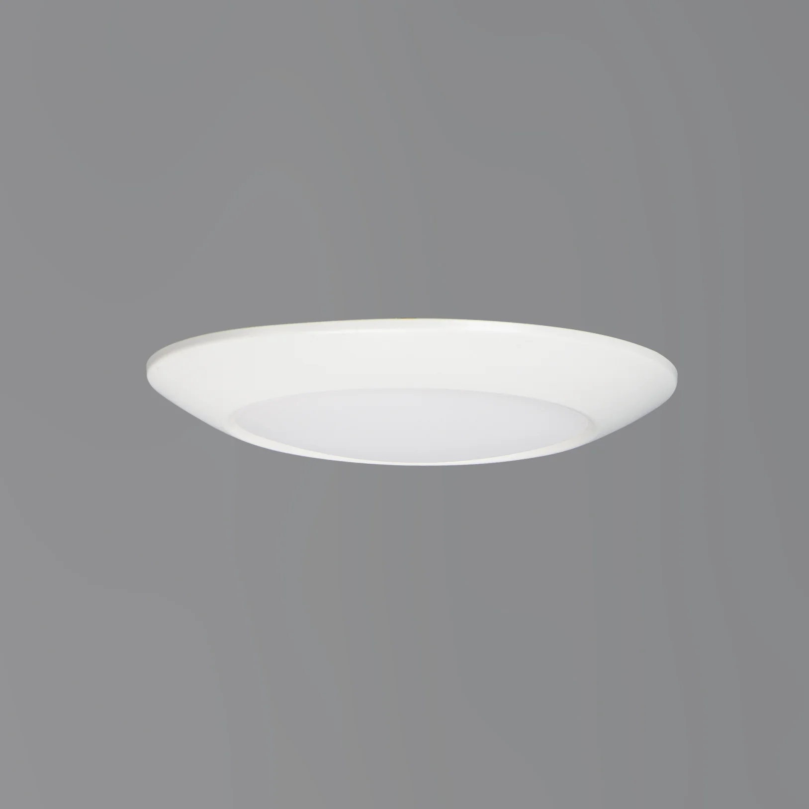 6.25" LED Flush Mount, 1350 Lumens, 12W, 2700K CCT, 120V, White Finish - Image 2