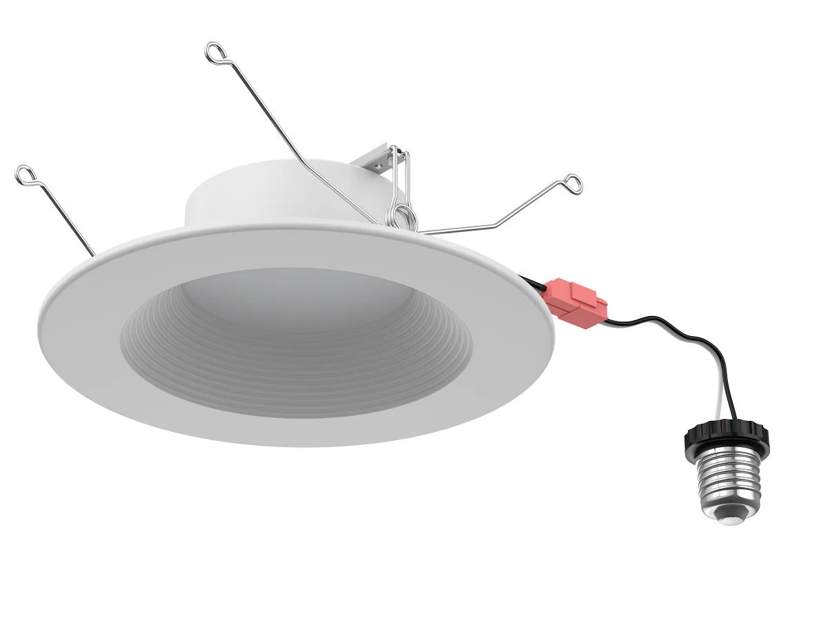 6 Inch LED RGB+W Smart Round Downlight Retrofit, 12W, CCT Selectable, 120V - Image 4