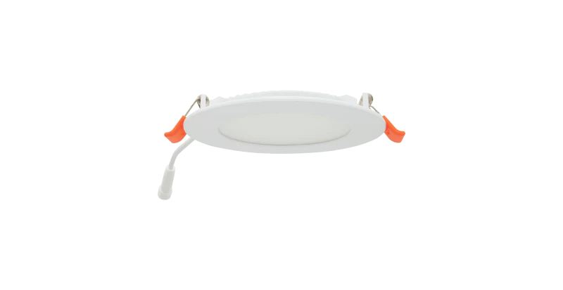 6 Inch LED Round Wafer Down Light, 15W, 1000 Lumens, CCT Selectable, 120V, White - Image 3