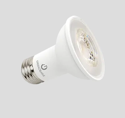 6 Pack 5.5W Par20 LED Bulb, 520 Lumens, E26 Base, 2700K CCT, 120V - Image 2