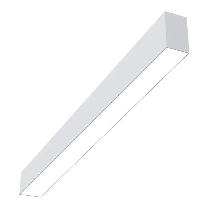 6FT Architectural Linear Downlight, 9000 Lumen Max, Wattage and CCT Selectable, 120-277V