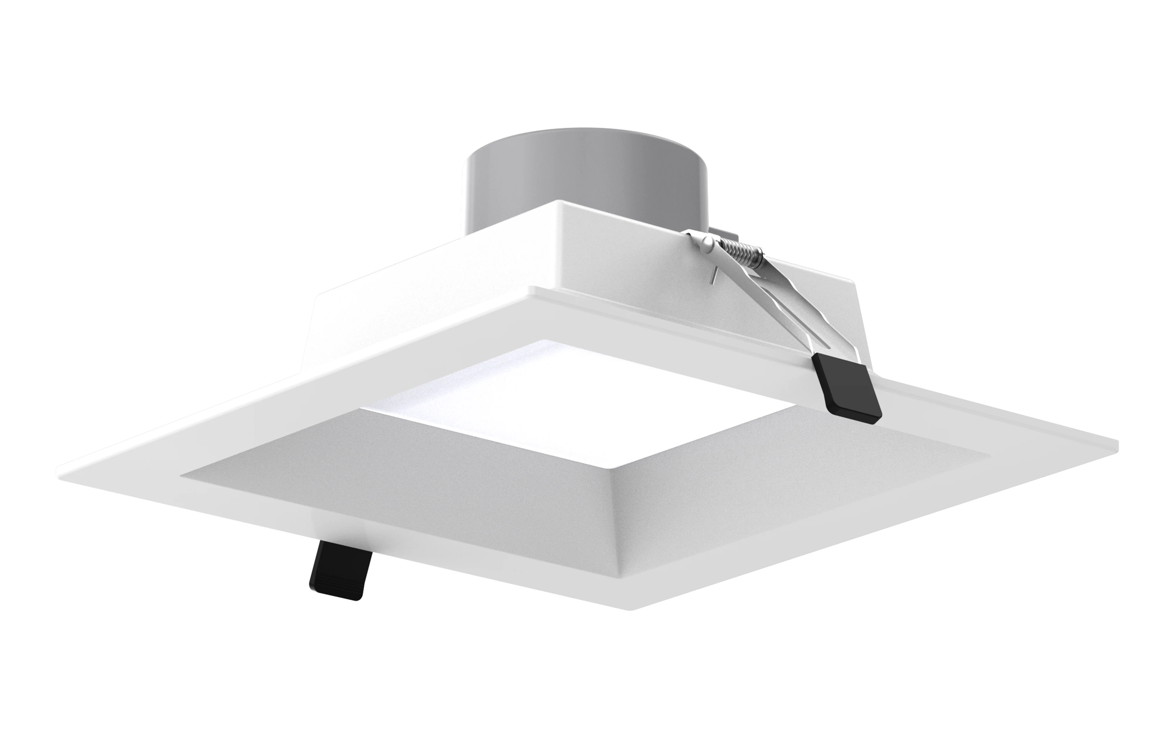 8" LED Square Commercial Downlight, 3675 Lumen Max, Wattage & CCT Selectable, 120-277V