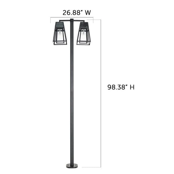 8FT Aria Solar Post Light - Image 5