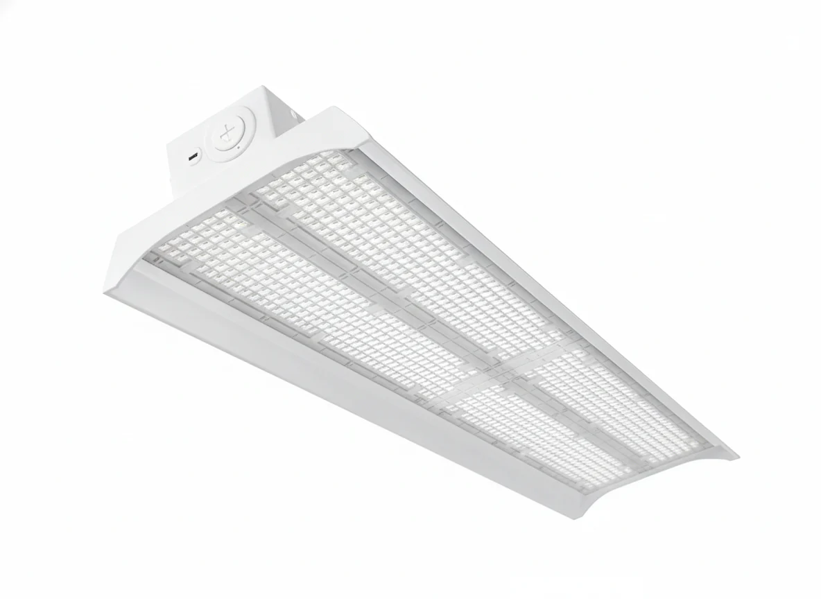 ASD LED Linear Narrow High Bay, 51,952 Lumen Max, Wattage and CCT Selectable, 120-277V