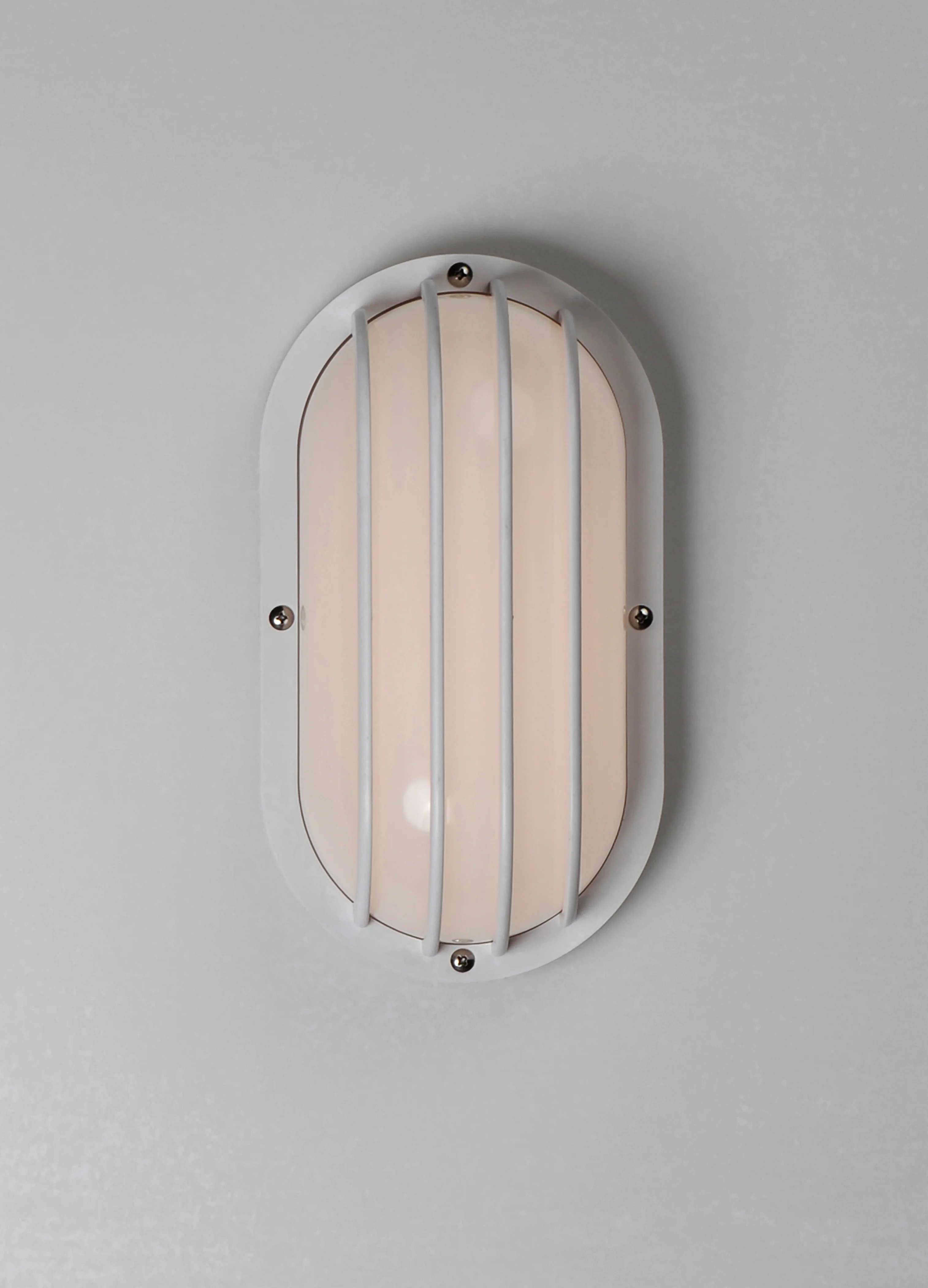 Bulwark 1-Light Outdoor Wall Sconce, Black or White - Image 5