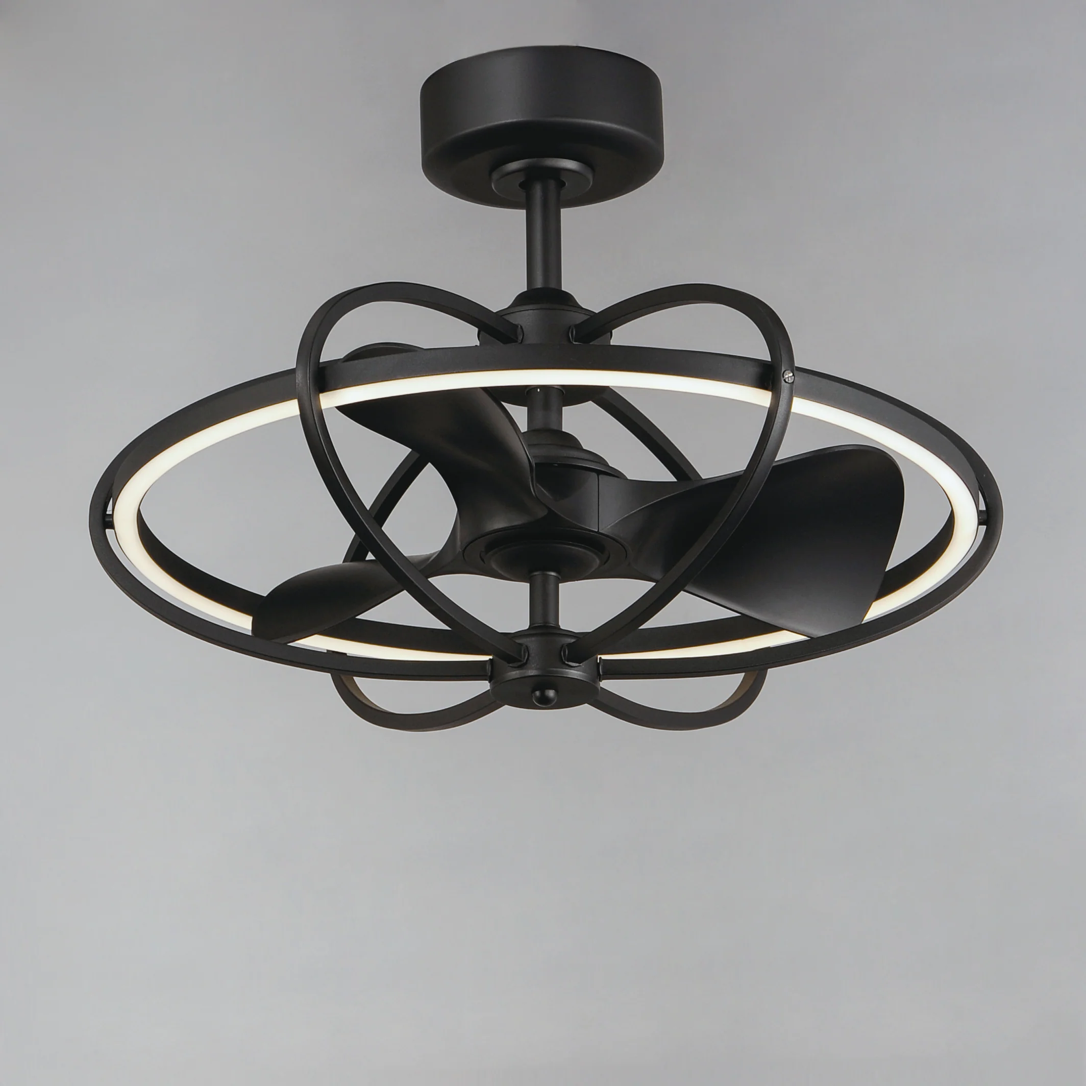 Corona WiFi-enabled LED Fandelight, Black or Silver Finish - Image 9