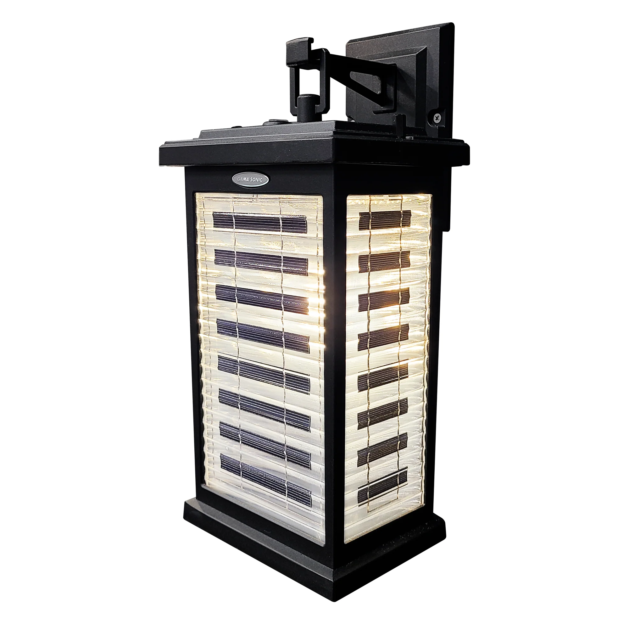 Farmhouse Solar Wall Light, 130 Lumens, 3.4W, 2700K, Black Finish - Image 6