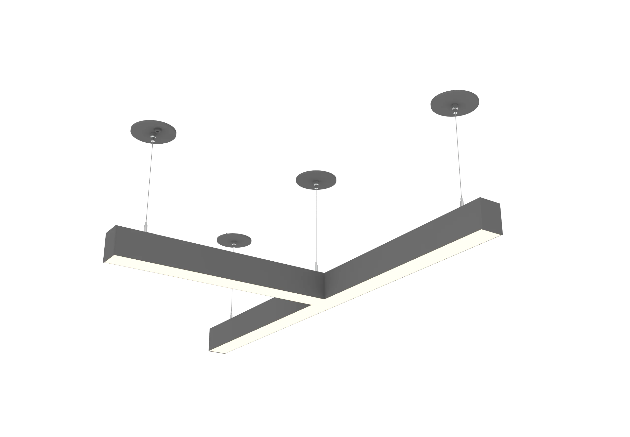 G2 T Shape Linear Architectural Beam Connector, White or Black Finish - Image 3