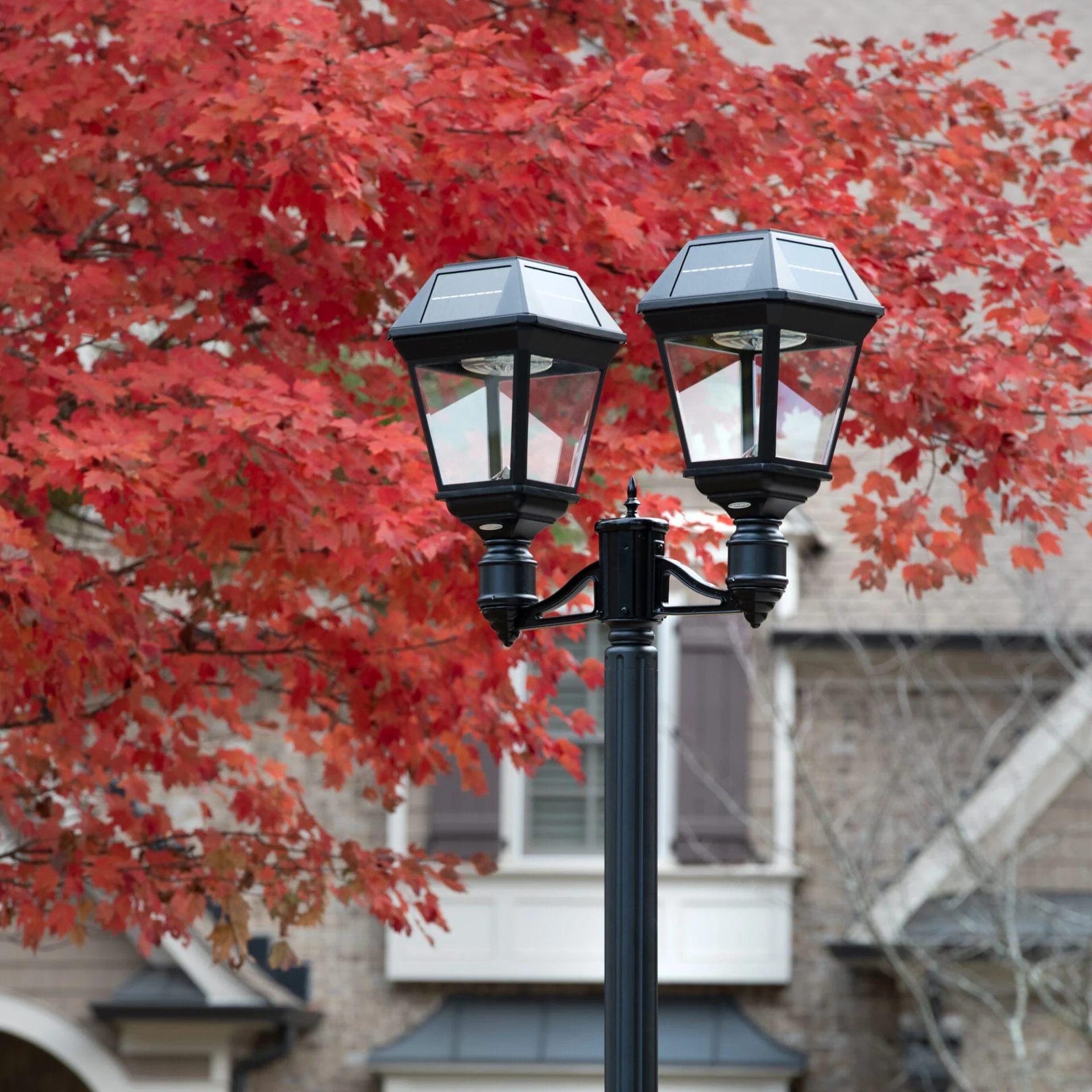 Gama Sonic Imperial III Commercial Solar Double Post Light, 600 Lumens, CCT Selectable 2700K/6000K - Image 5