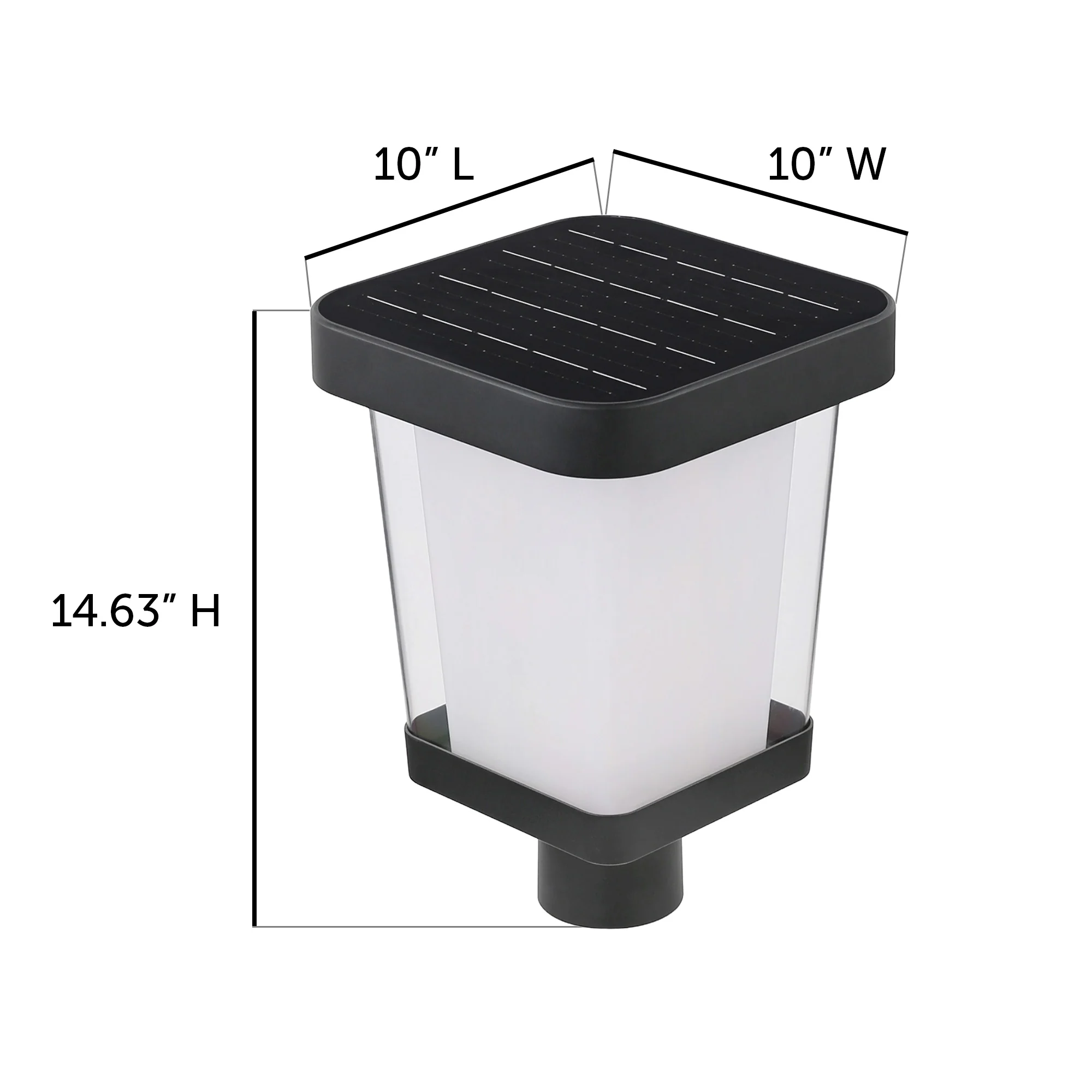 Halo Solar Post Light with 3" Fitter - Image 3