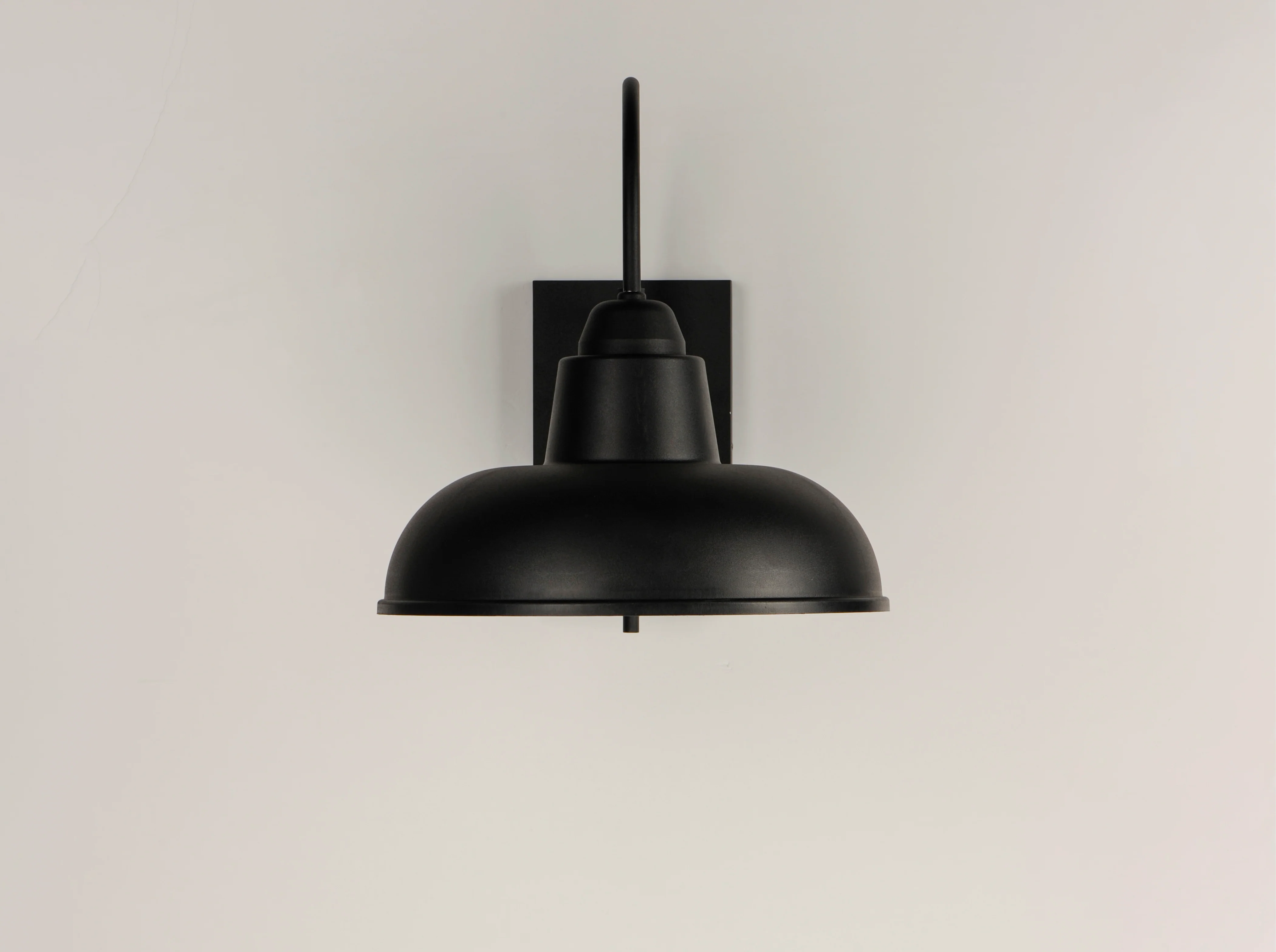 Industrial 1-Light Outdoor Wall Sconce, Black or White / Black - Image 4