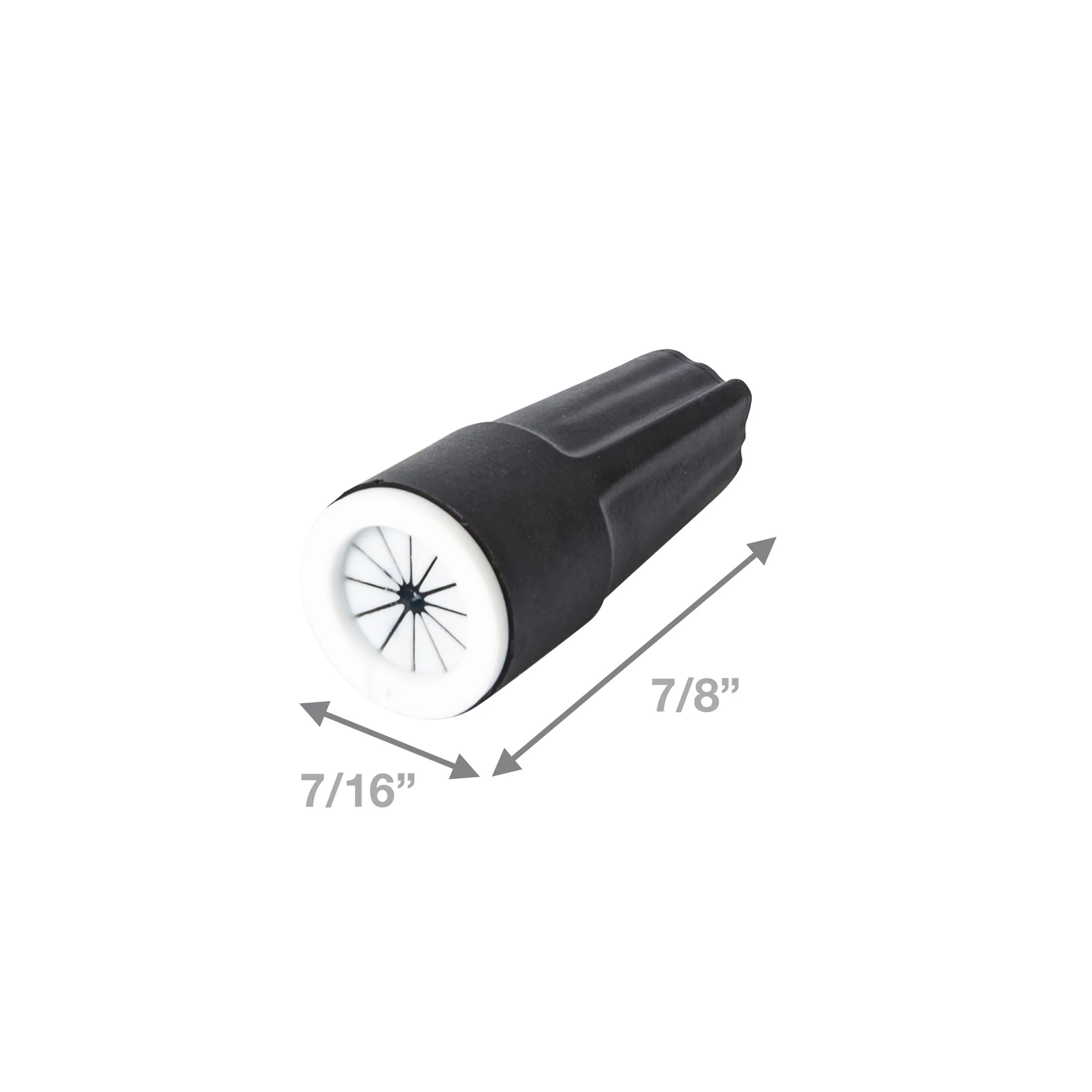 King Innovation 61145 Dryconn Waterproof Wire Connectors, Black/White; 100/Bag - Image 3