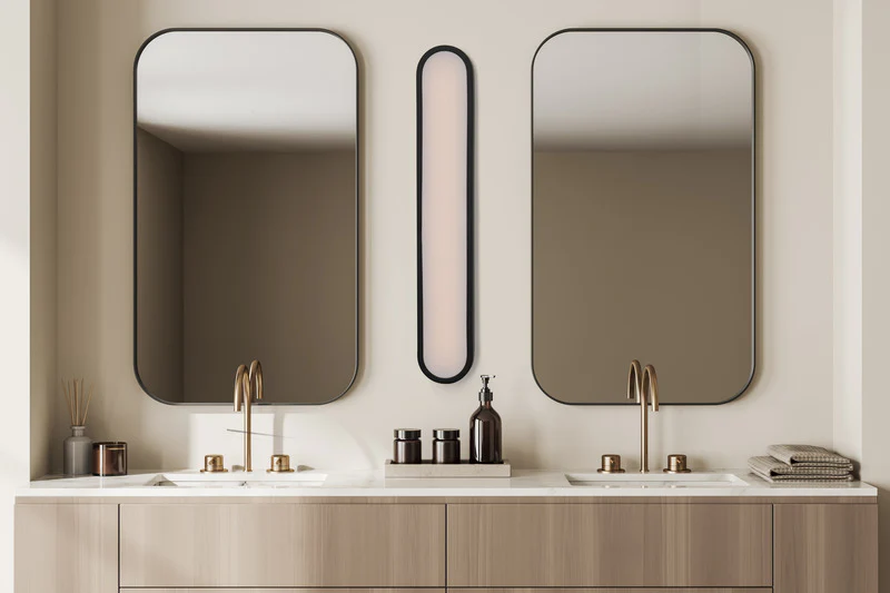 Latitude 30" LED Bath Sconce, Black, Gold, Polished Chrome, or Satin Nickel - Image 2