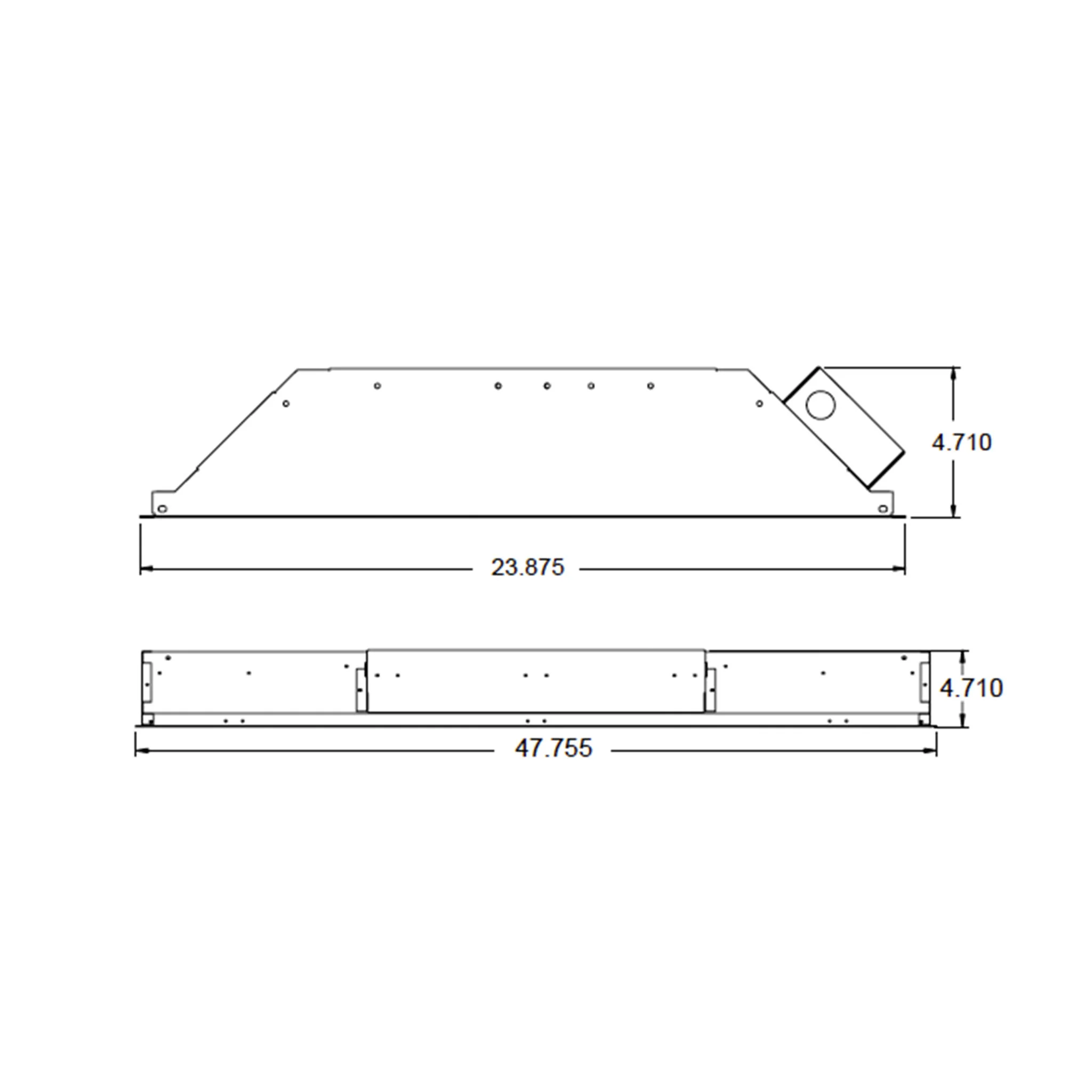 LED 2'x4' Grid Frame High Bay, 130 Watt - Image 3
