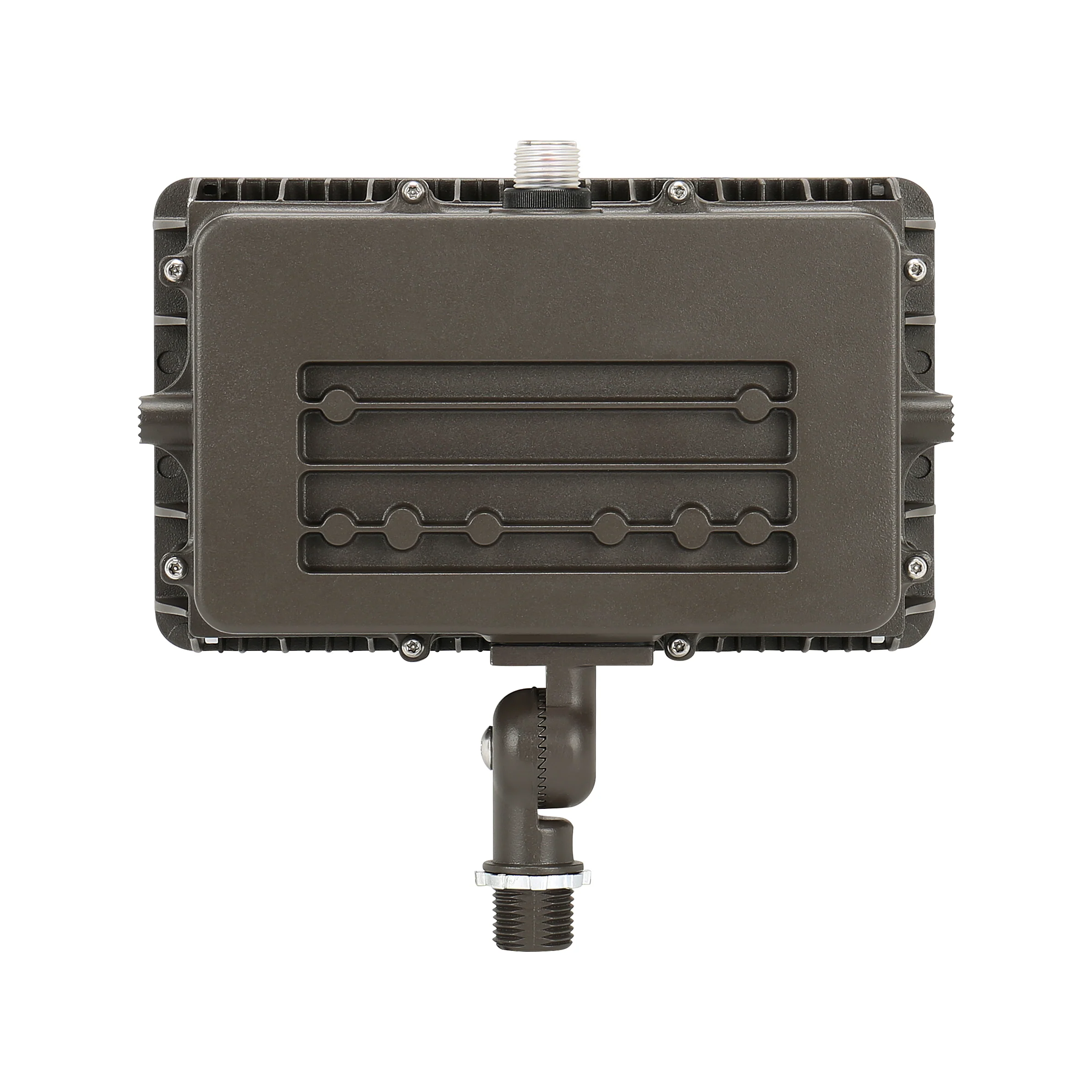 LED Flood Light, 7800 Lumens, 60W, 5000K, 120-277V, Knuckle or Trunnion Mount, Dark Bronze Finish - Image 5
