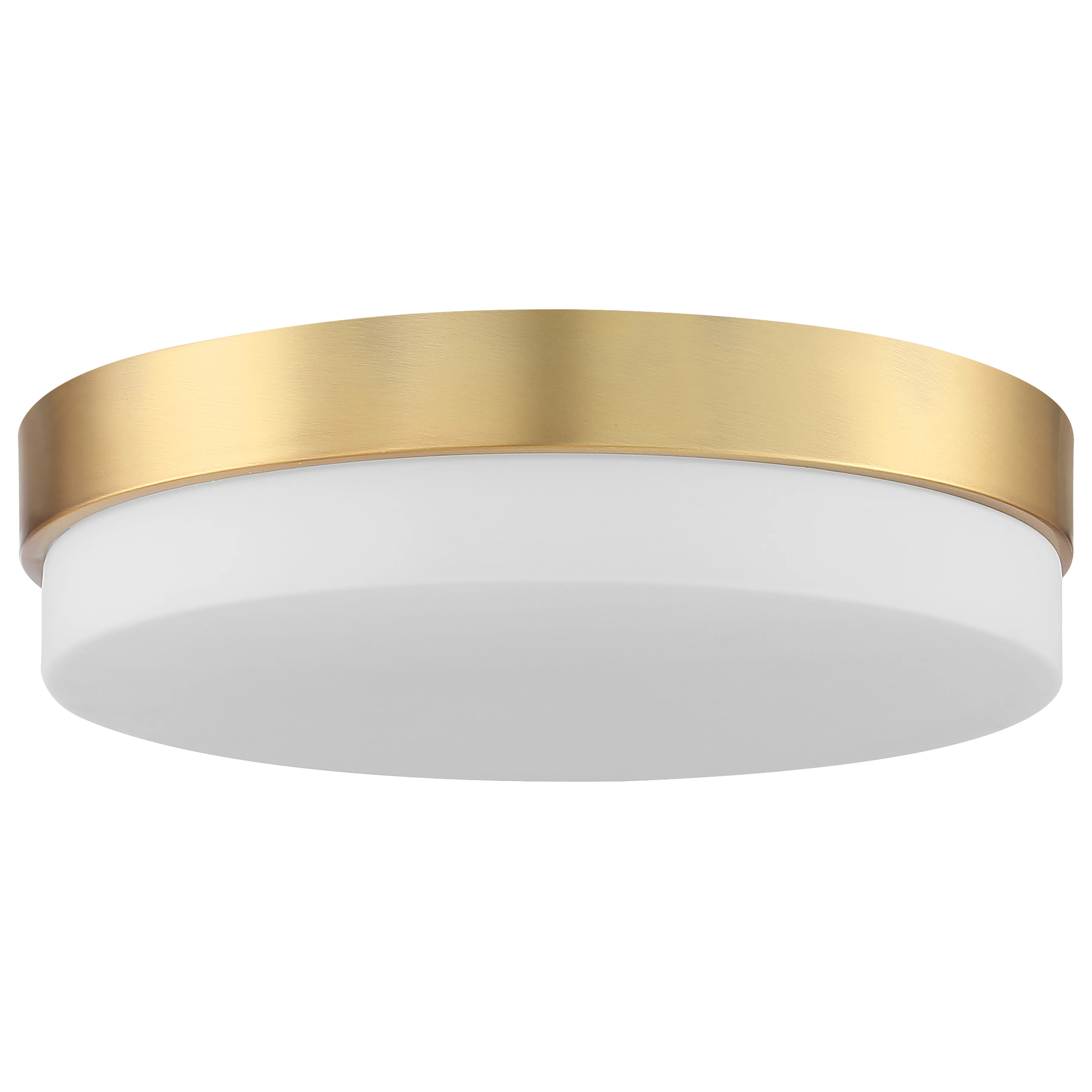 LED Flush Mount, 2000 Lumens, Antique Brushed Brass or Matte Black Finish, 120V - Image 4