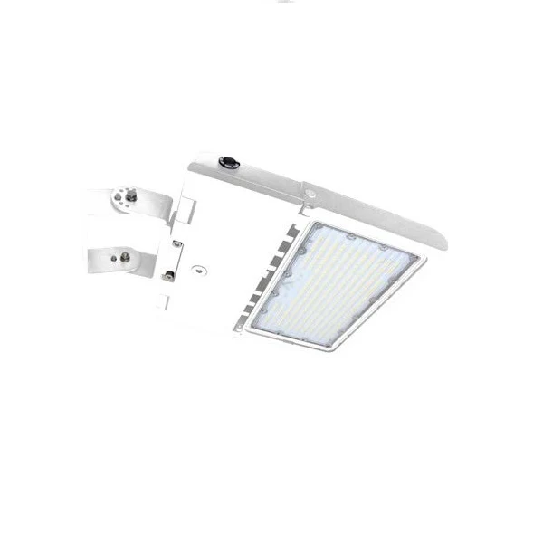 LED High Lumen Area/Parking Lot Light, Selectable Wattage 50/80/100/150, Selectable CCT, 120-277V, White Finish - Image 4