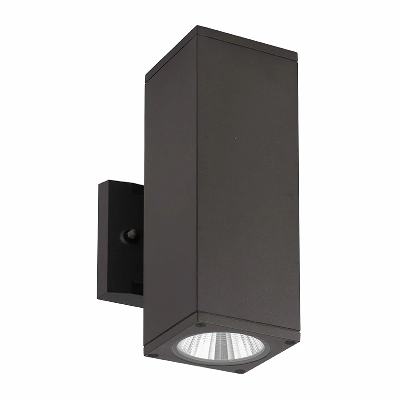 LED MCT Square Wall Mount Up/Down 4" Cylinder Lights, 1920 Lumens, 24 watt, 120 Volts, Selectable CCT, Available in Black, Bronze, Brushed Nickel, or White - Image 2