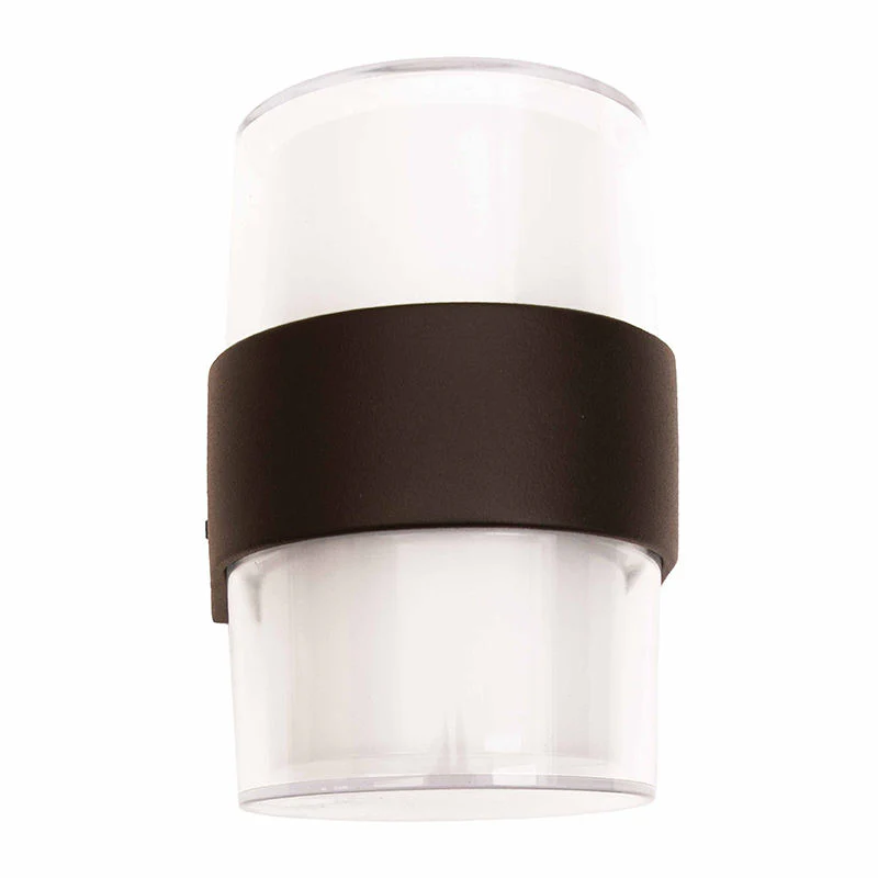 LED Round Mini Up/Down Wall Light, 400 Lumens, 12V, CCT Selectable 3000K/4000K/5000K, Dark Bronze Finish - Image 2